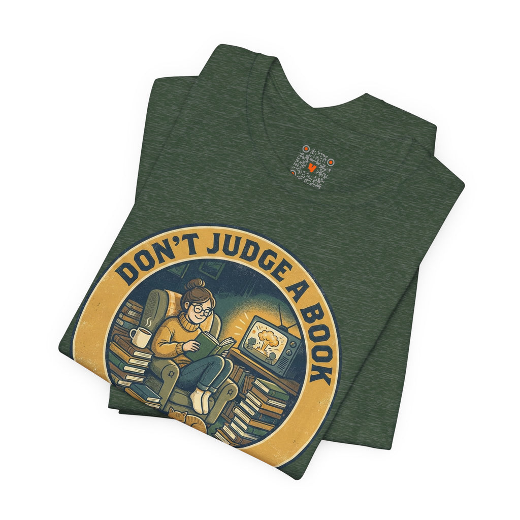Don’t Judge a Book by Its Movie Graphic T-Shirt — Book Lover Reading Tee