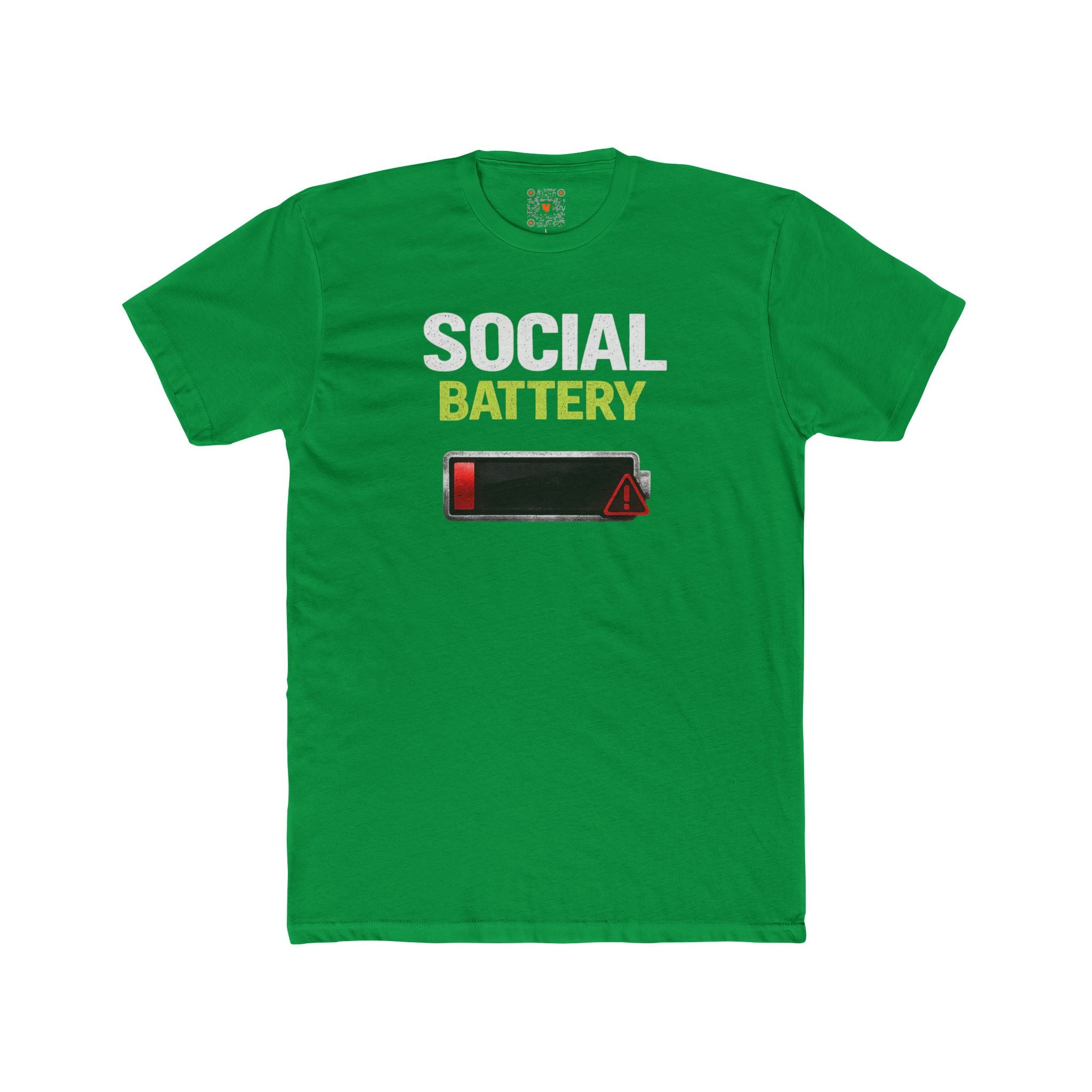 Social Battery Low T-Shirt — Funny Introvert Graphic Tee