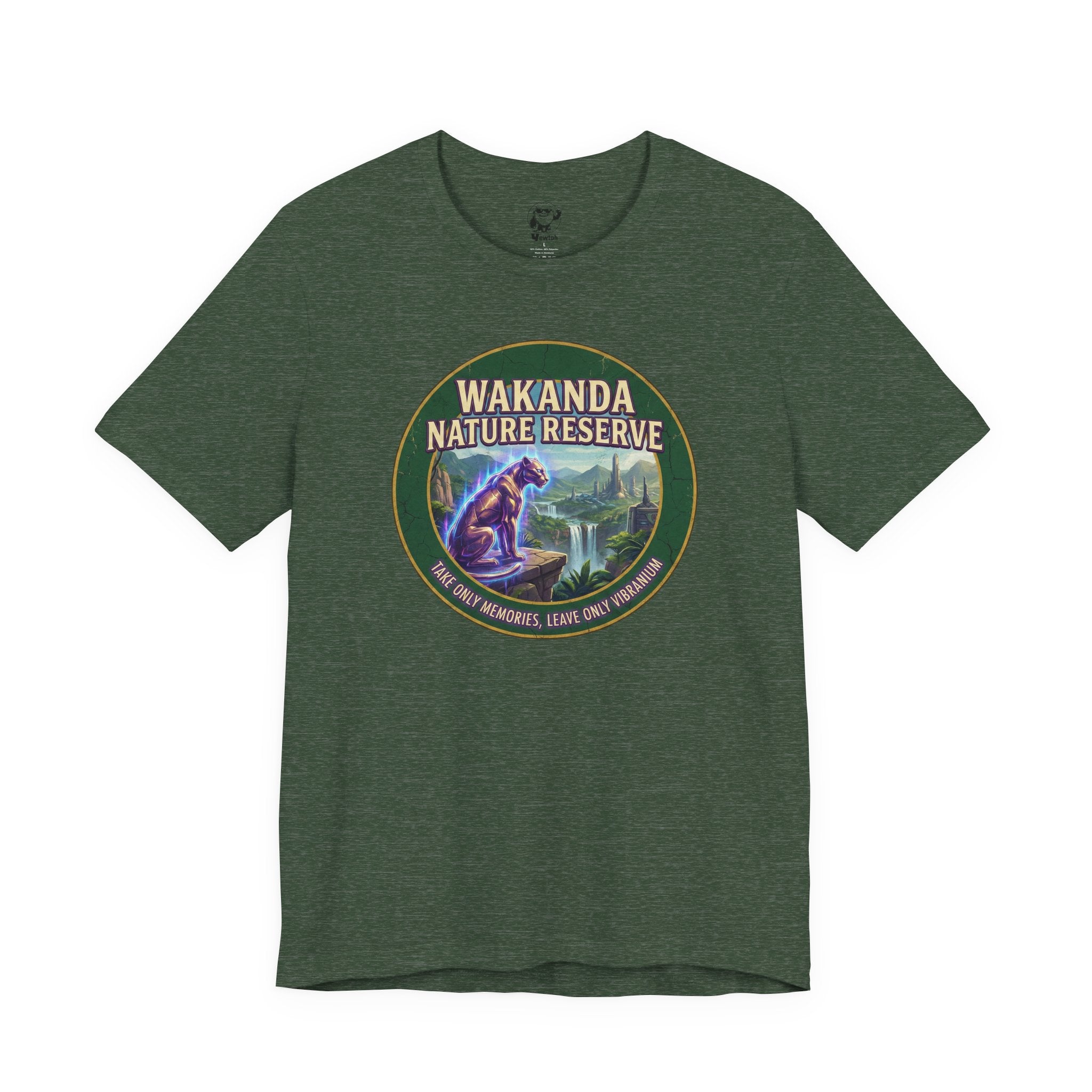 Wakanda Nature Reserve Tee — Vintage Black Panther Wildlife Graphic T-Shirt