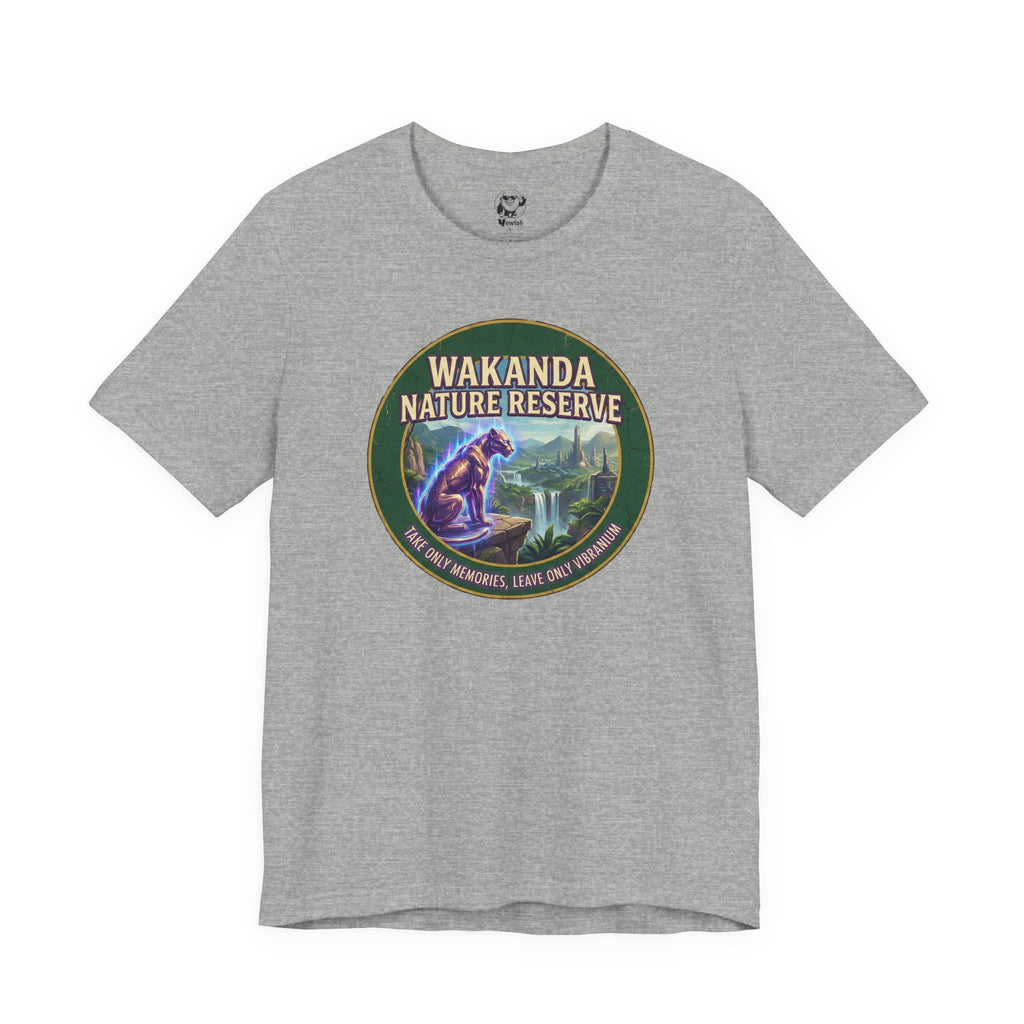 Wakanda Nature Reserve Tee — Vintage Black Panther Wildlife Graphic T-Shirt