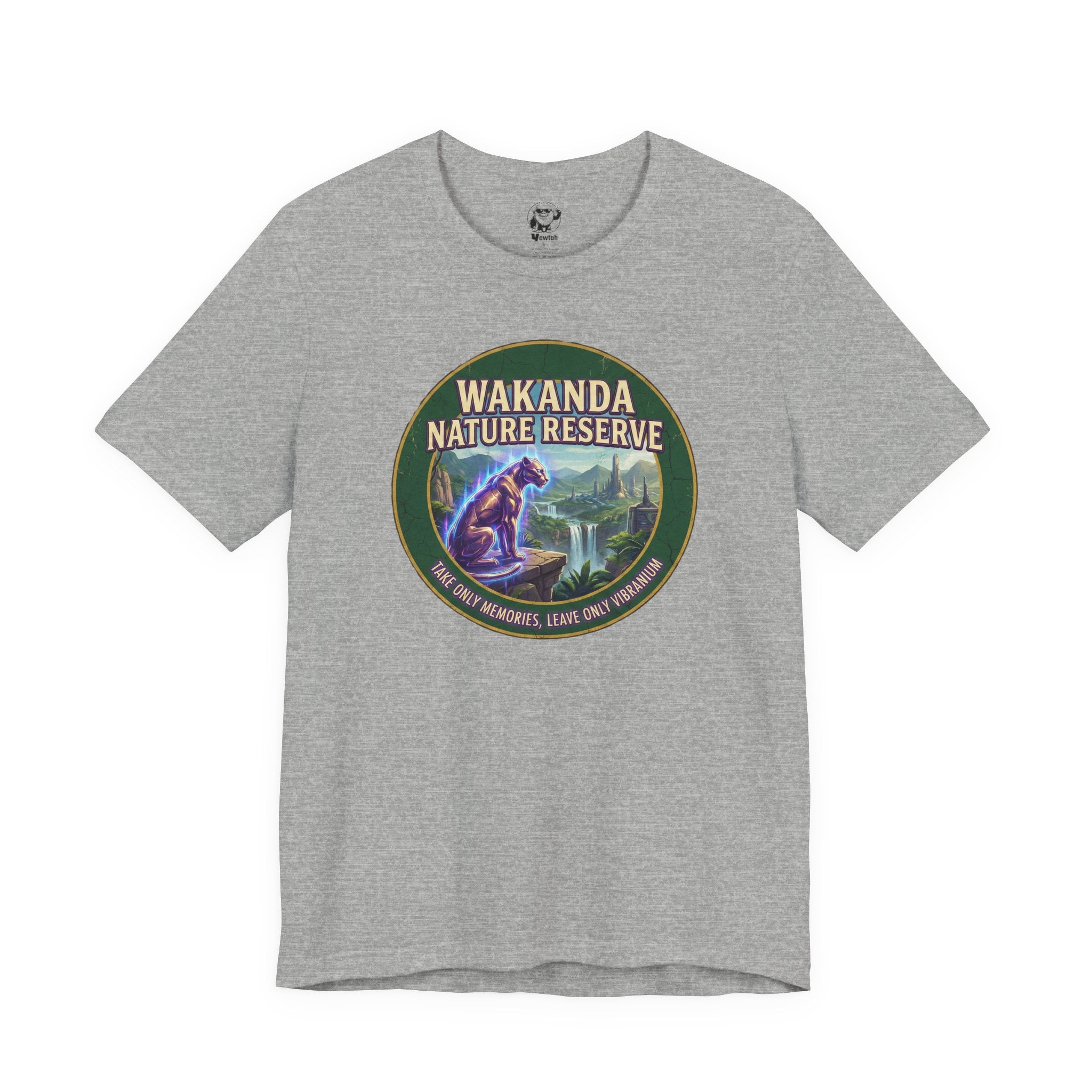 Wakanda Nature Reserve Tee — Vintage Black Panther Wildlife Graphic T-Shirt