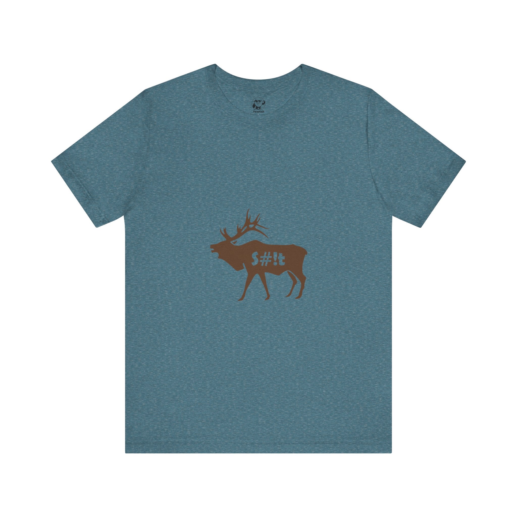 Elk Silhouette Tee — Funny "Bull S#it" Hunting Shirt