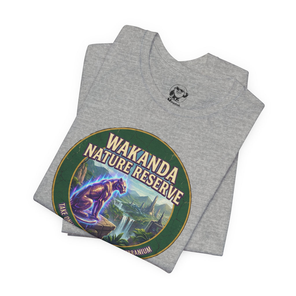 Wakanda Nature Reserve Tee — Vintage Black Panther Wildlife Graphic T-Shirt