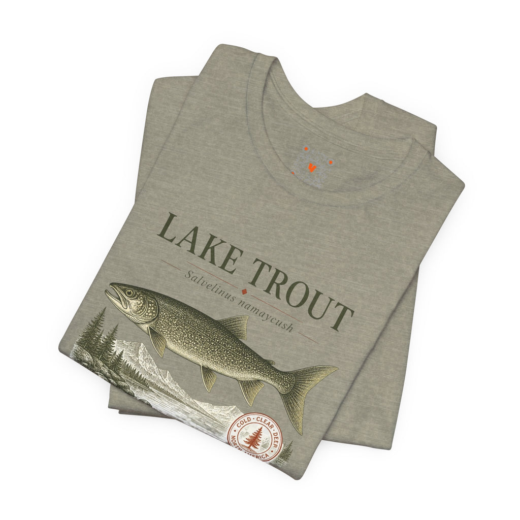 Lake Trout Fishing Tee