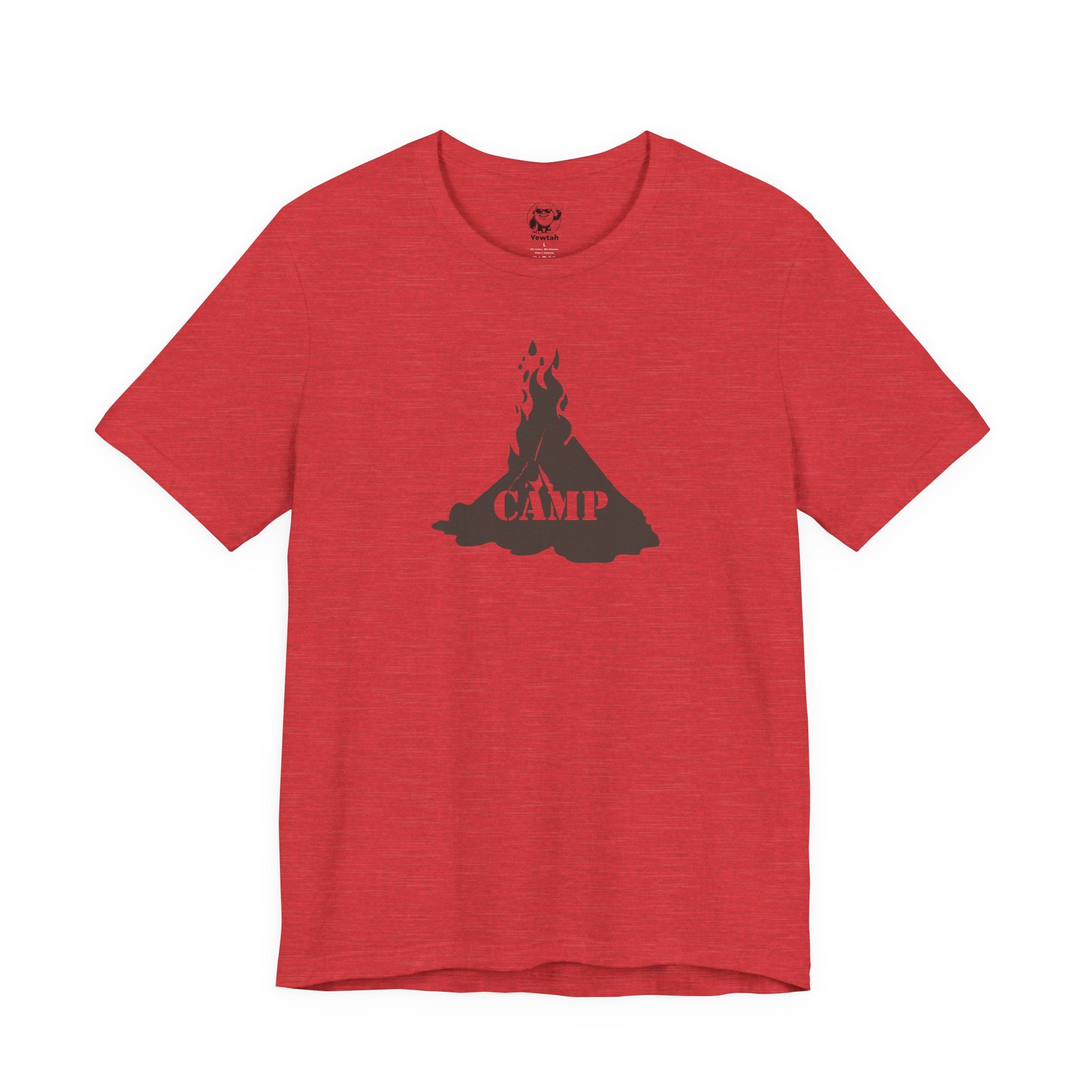 Campfire Graphic Tee — "Camp" Outdoor Adventure T-Shirt