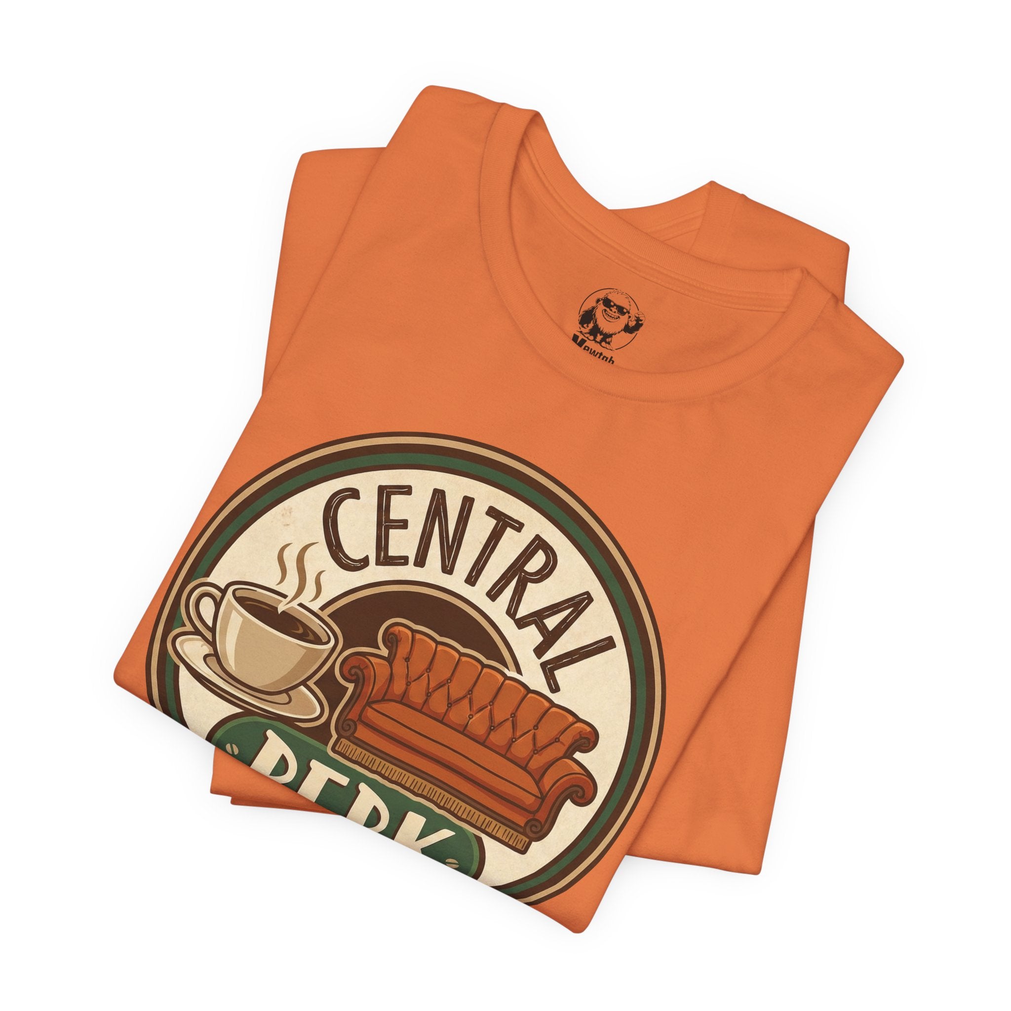 Central Perk Logo T-Shirt — Vintage Coffee Shop Retro Tee