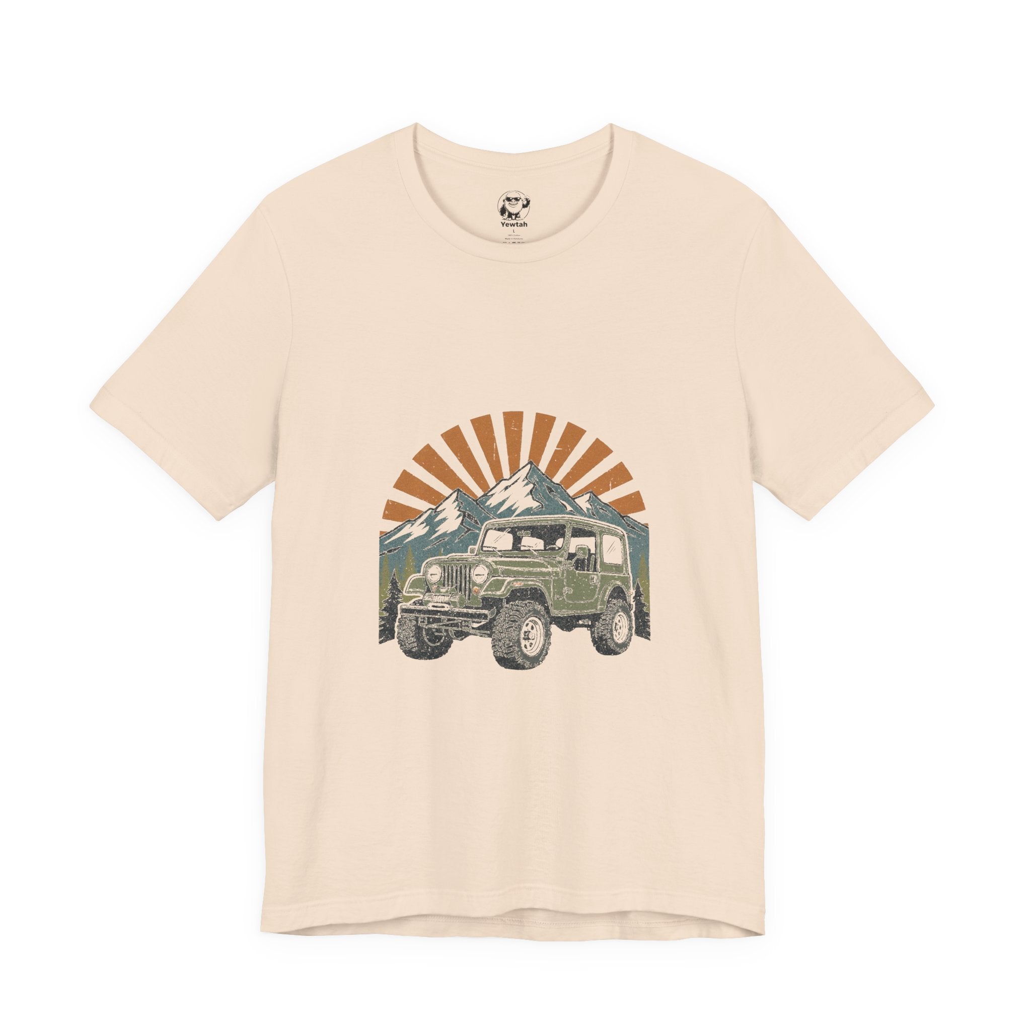Vintage 4x4 Adventure Tee — Sunset Mountain Off-Road Graphic T-Shirt