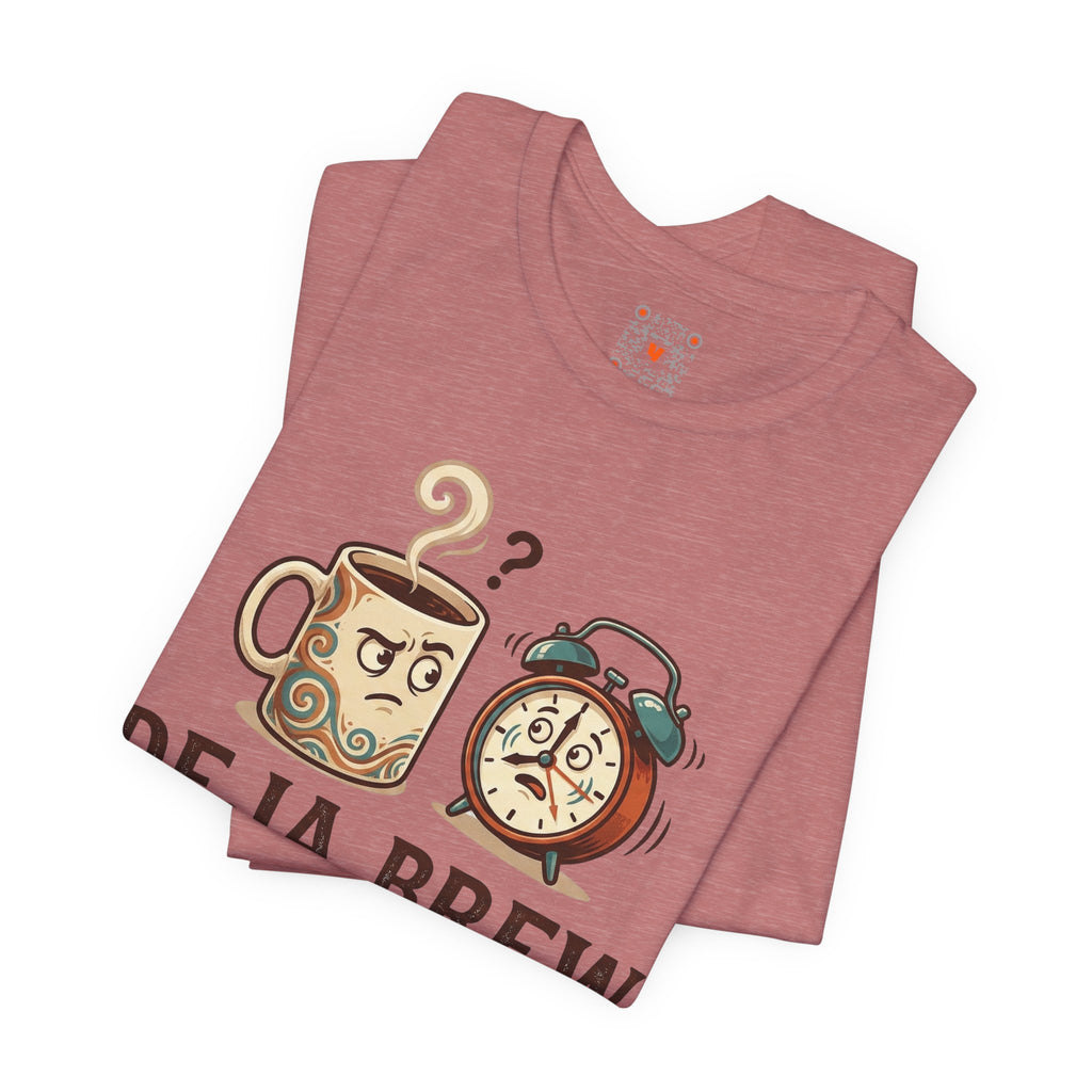 Deja Brew Coffee Cartoon Tee