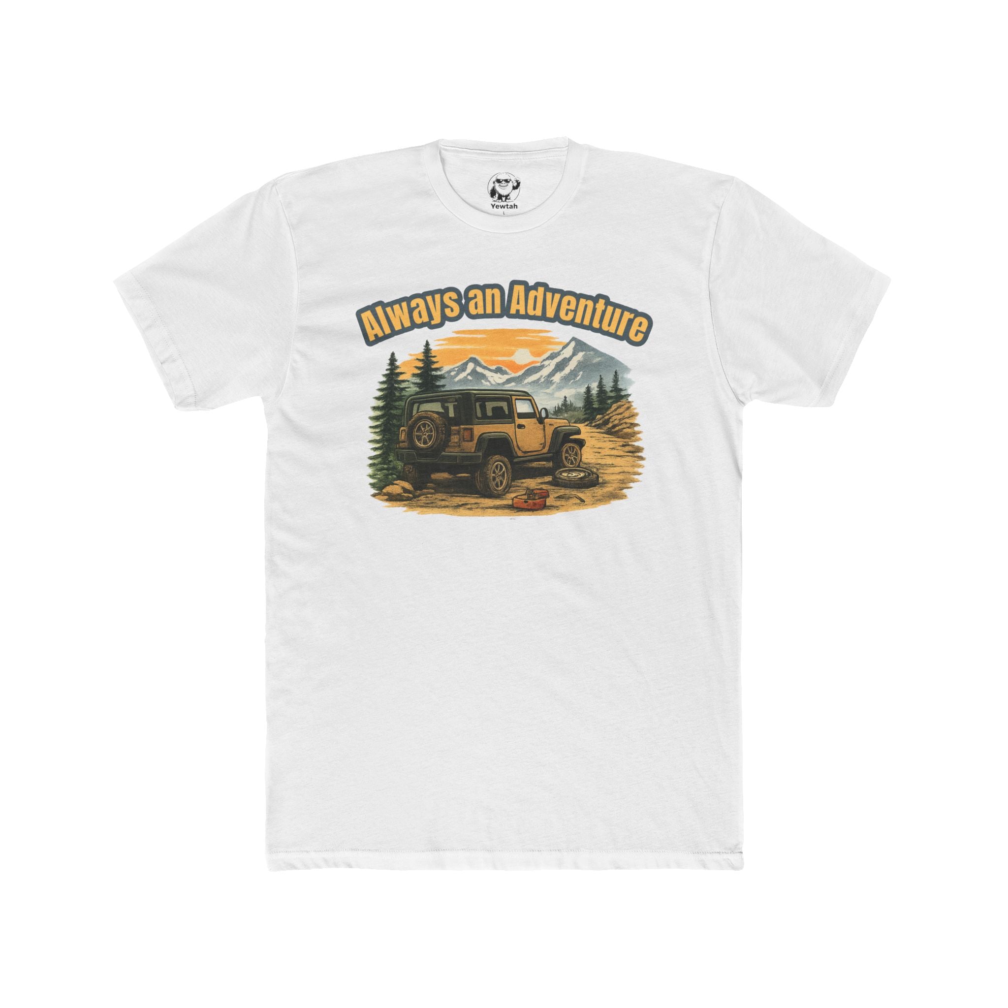 Adventure Jeep T‑Shirt — "Always an Adventure" Outdoor Camping Tee