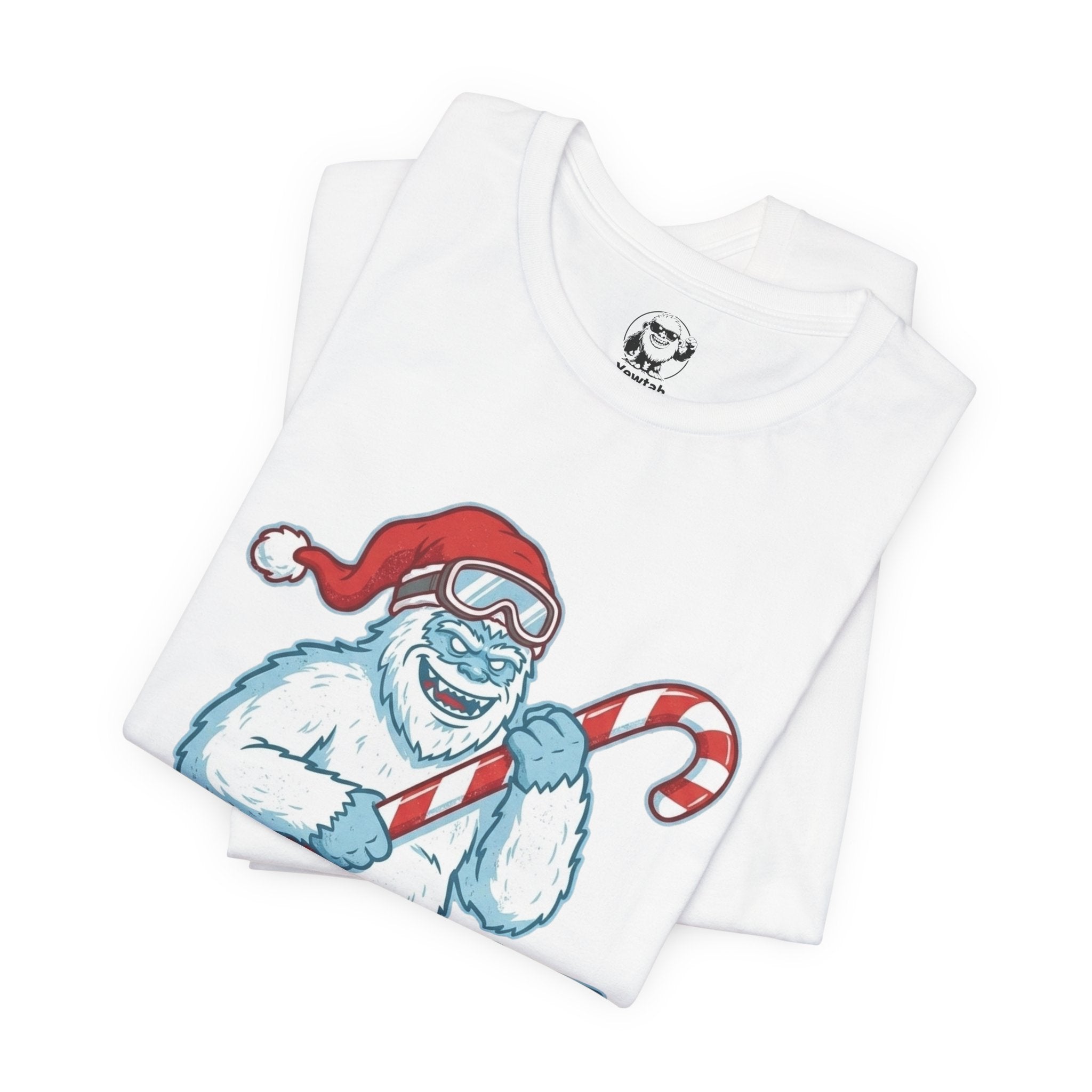 Sleighin' It Yeti Tee — Funny Christmas Graphic T-Shirt