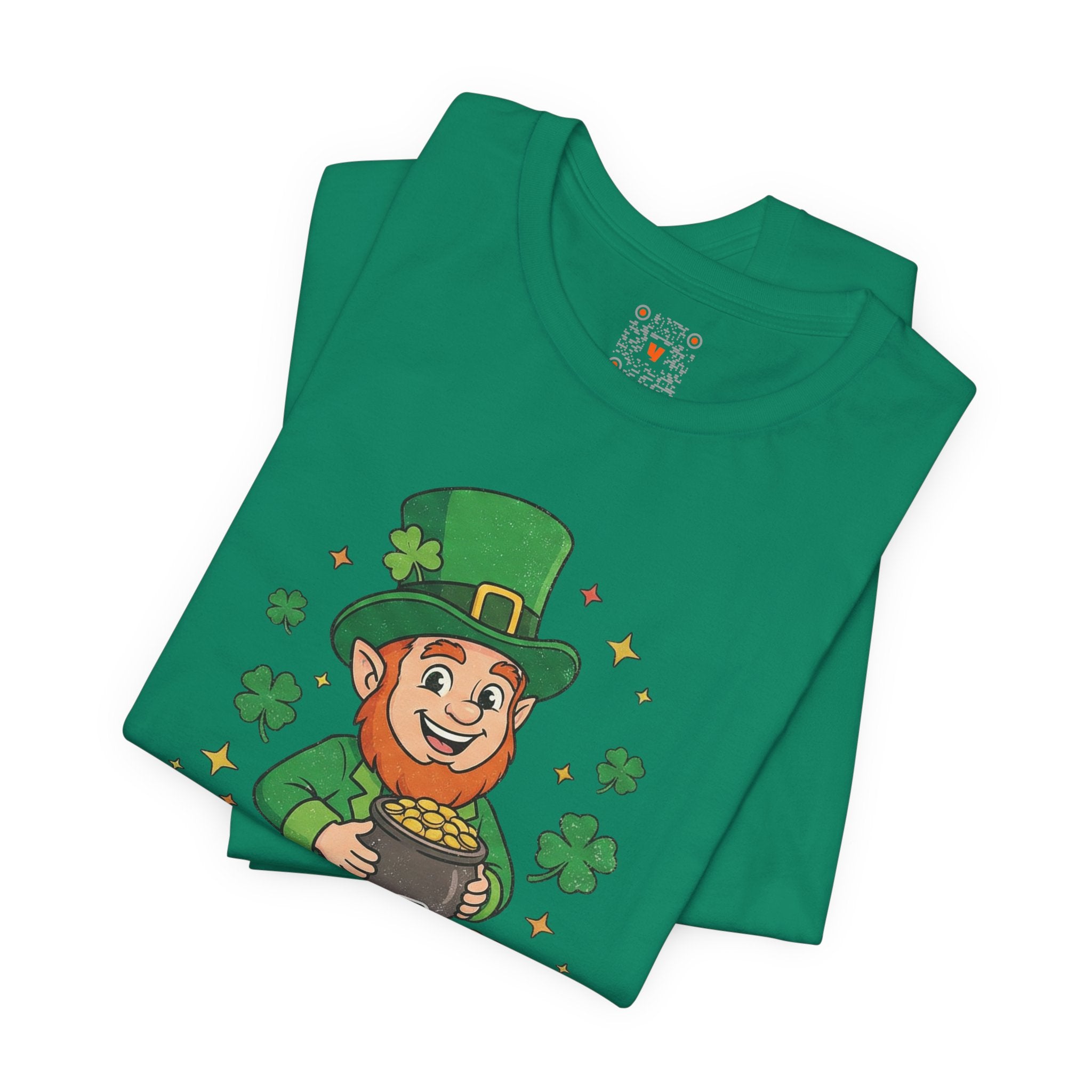 St. Patrick's Day Leprechaun Tee — "Kiss Me I'm Magically Delicious"