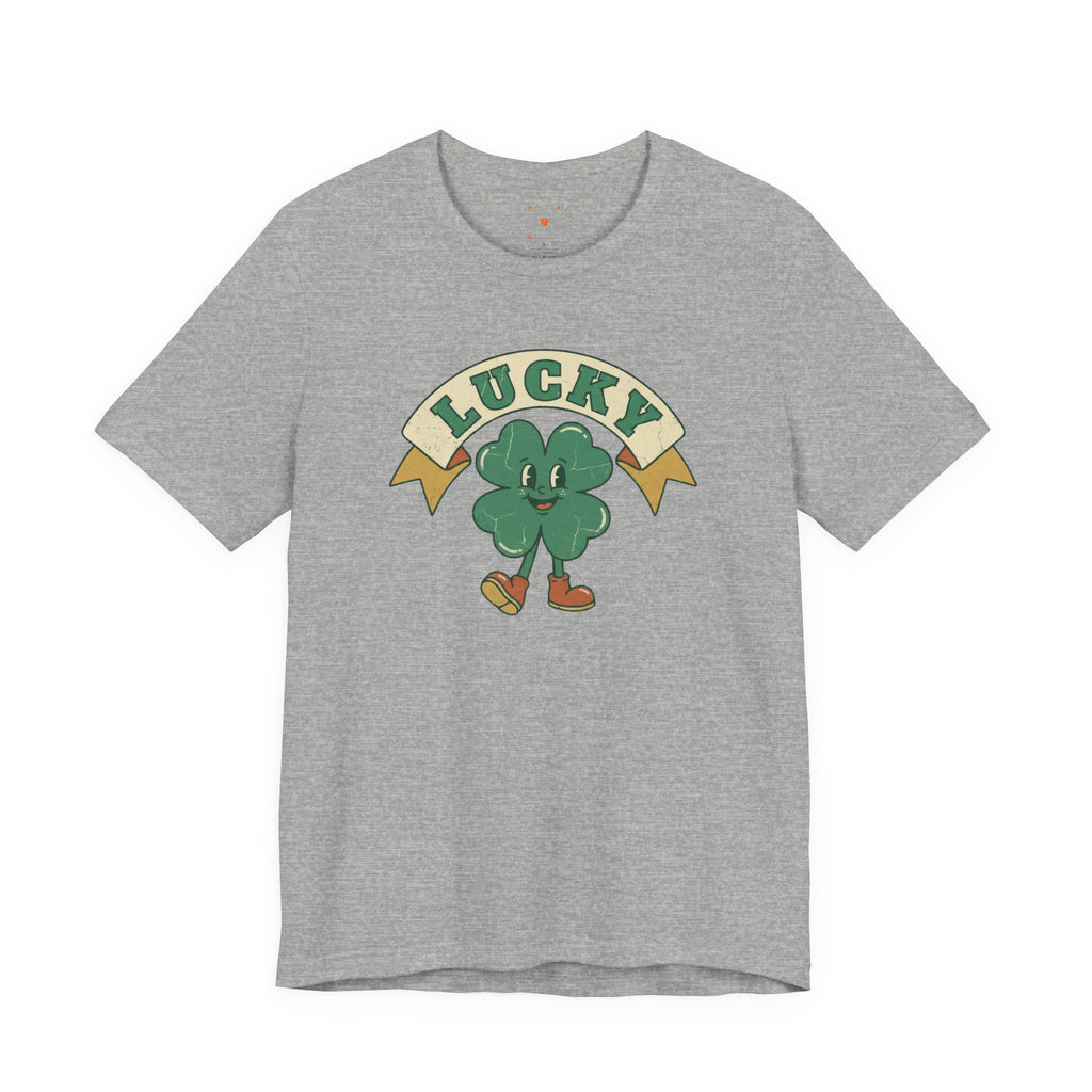 Lucky Shamrock Graphic Tee — Vintage St. Patrick's Day Clover T-Shirt