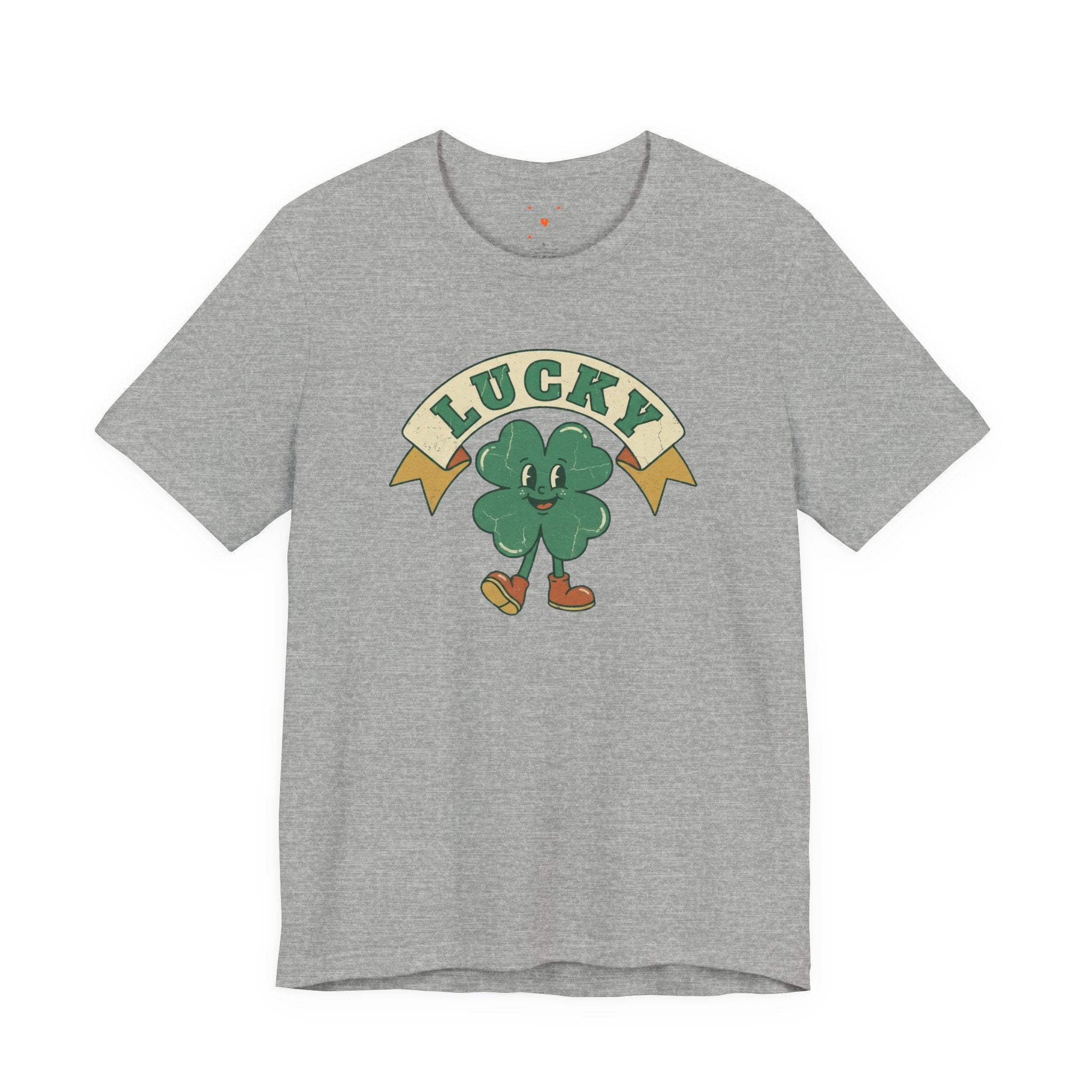 Lucky Shamrock Graphic Tee — Vintage St. Patrick's Day Clover T-Shirt