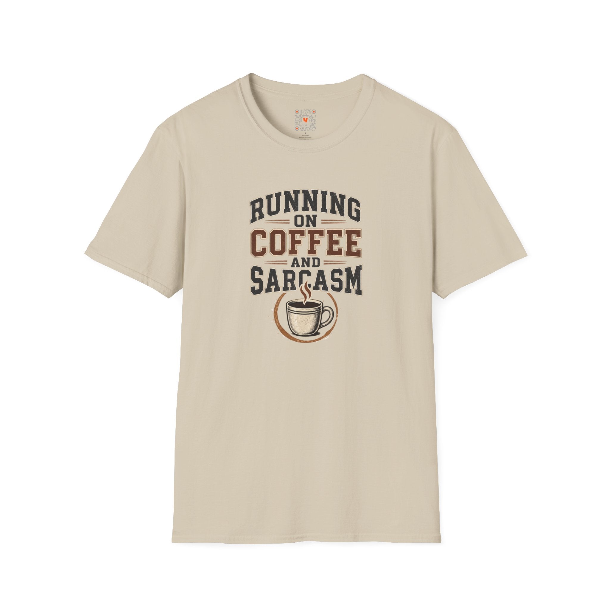 Running on Coffee and Sarcasm Tee
