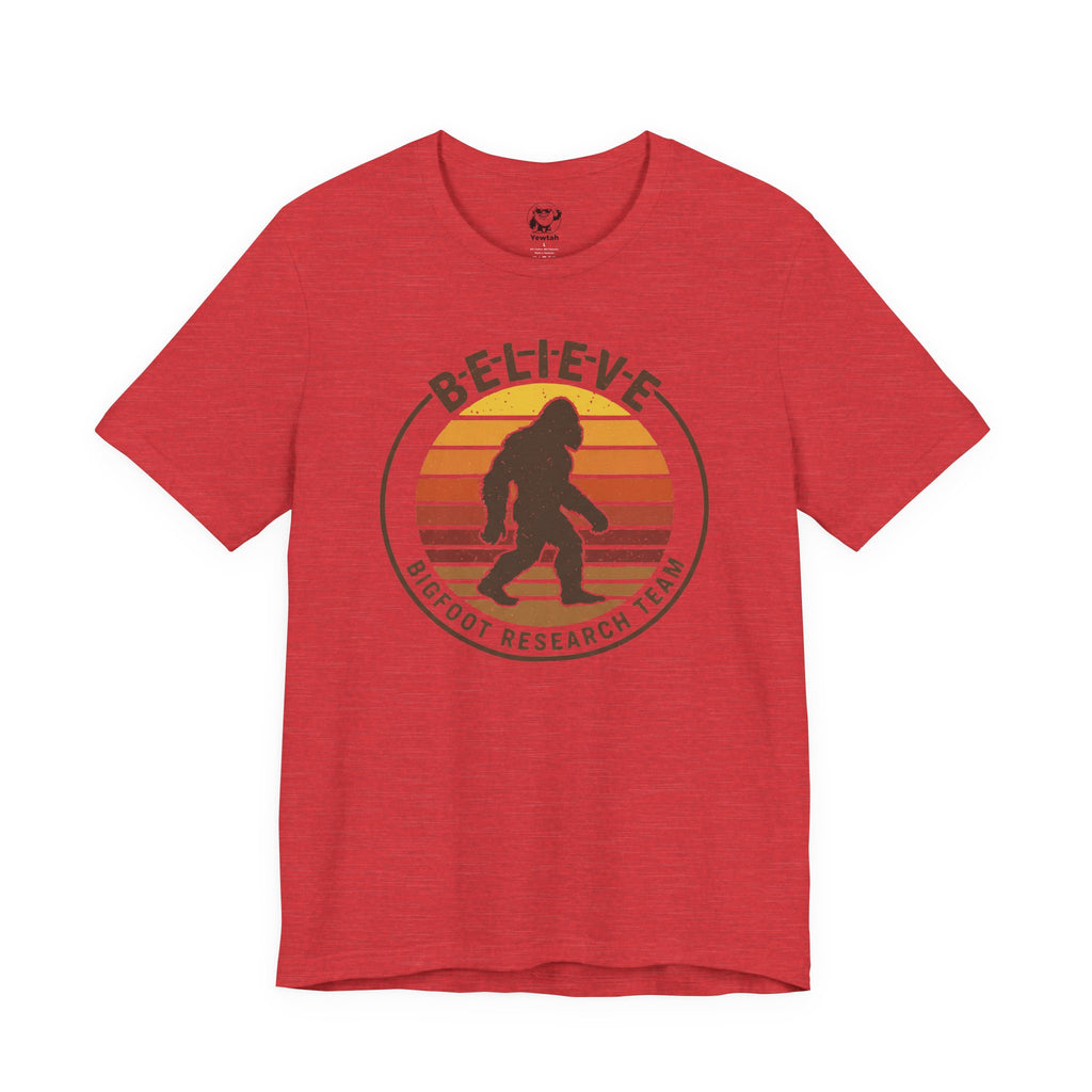 Believe Bigfoot Tee — Bigfoot Research Team Vintage Graphic T‑Shirt