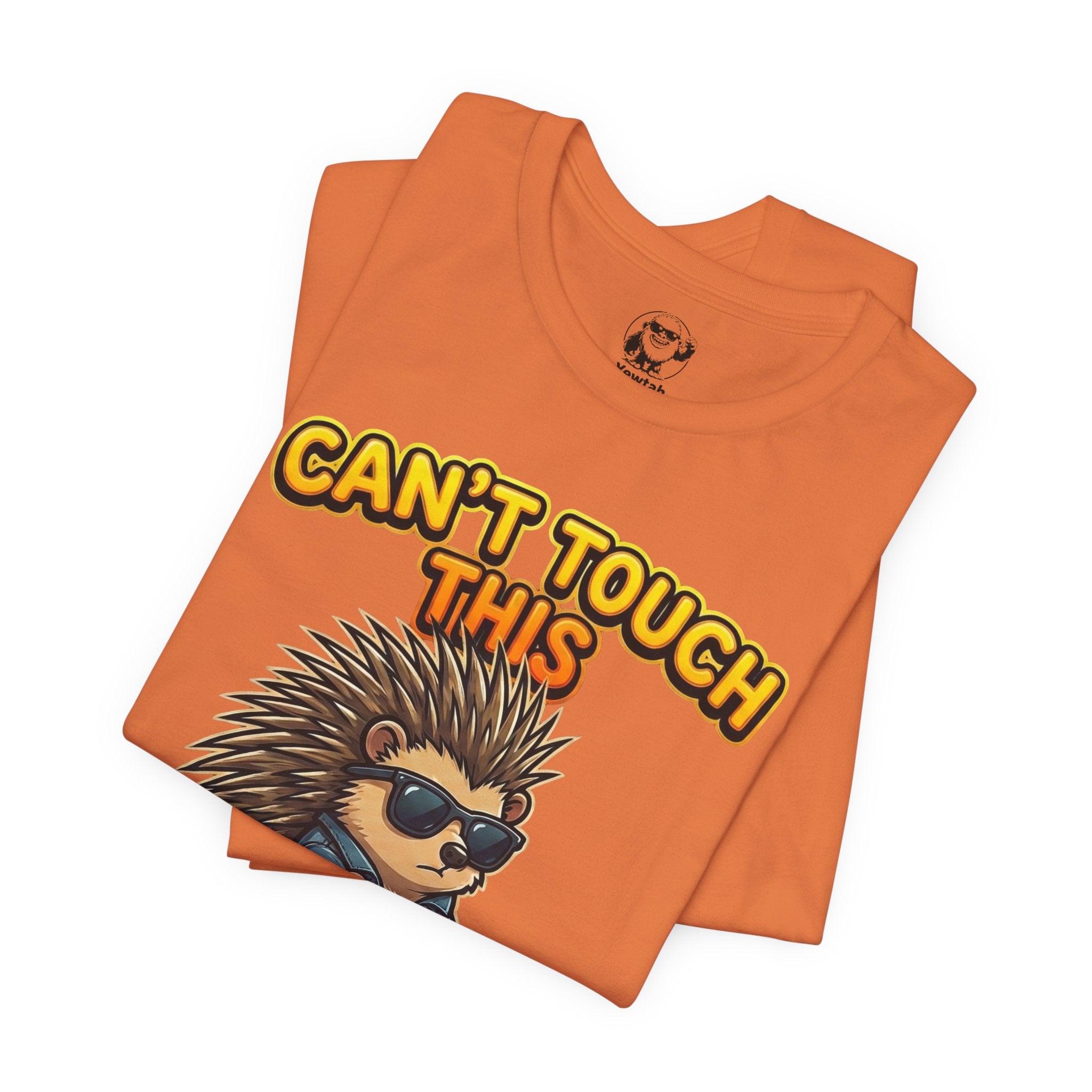 Can't Touch This Porcupine T-Shirt — Funny Sunglasses Hedgehog Tee