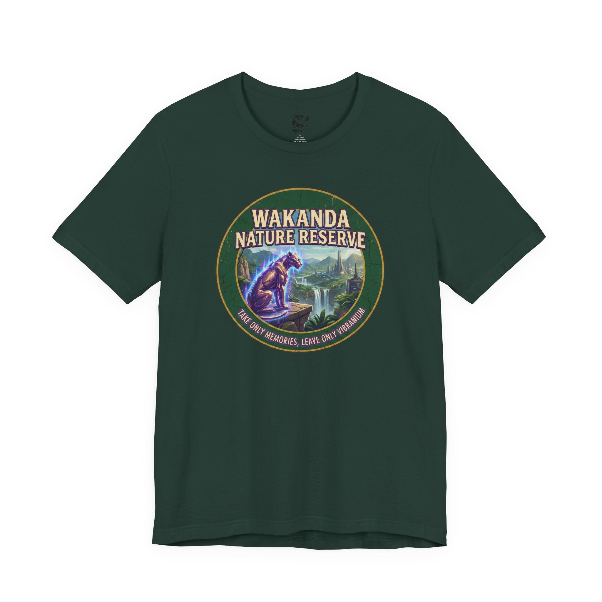 Wakanda Nature Reserve Tee — Vintage Black Panther Wildlife Graphic T-Shirt