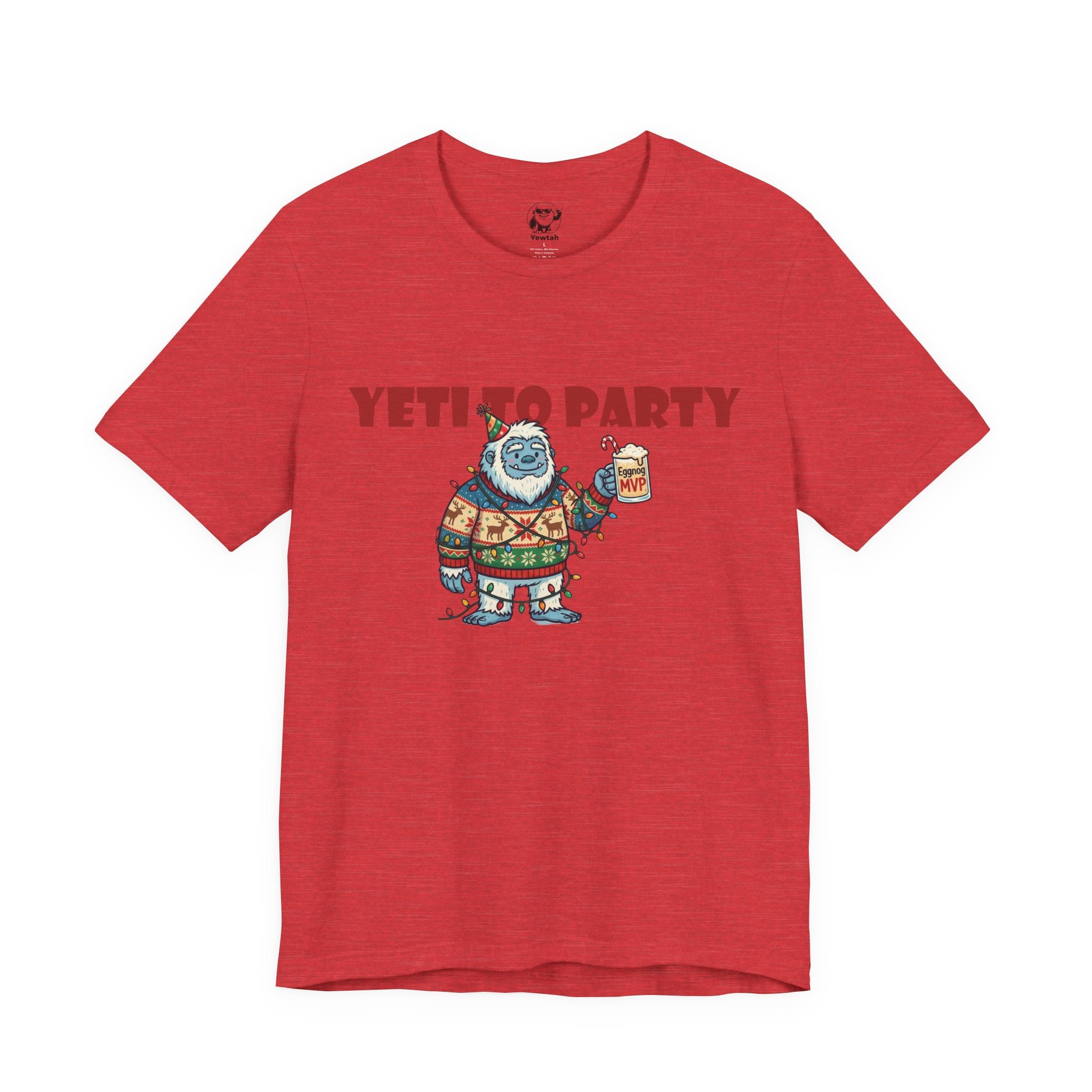 Yeti To Party T-Shirt — Funny Holiday Yeti Holding Beer Graphic Tee