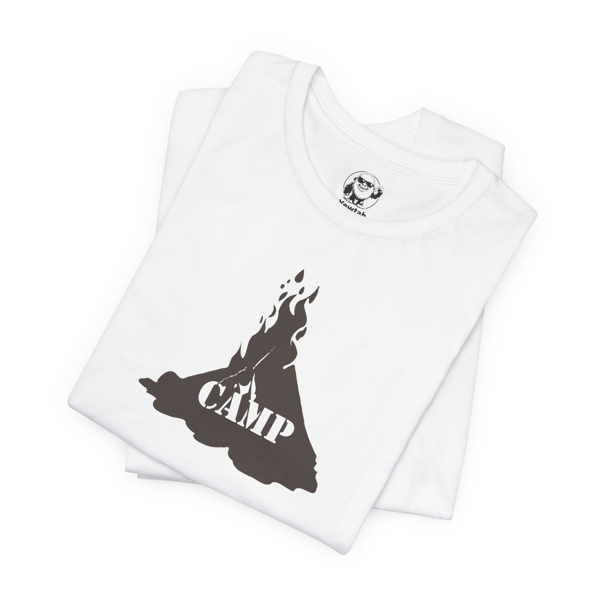 Campfire Graphic Tee — "Camp" Outdoor Adventure T-Shirt