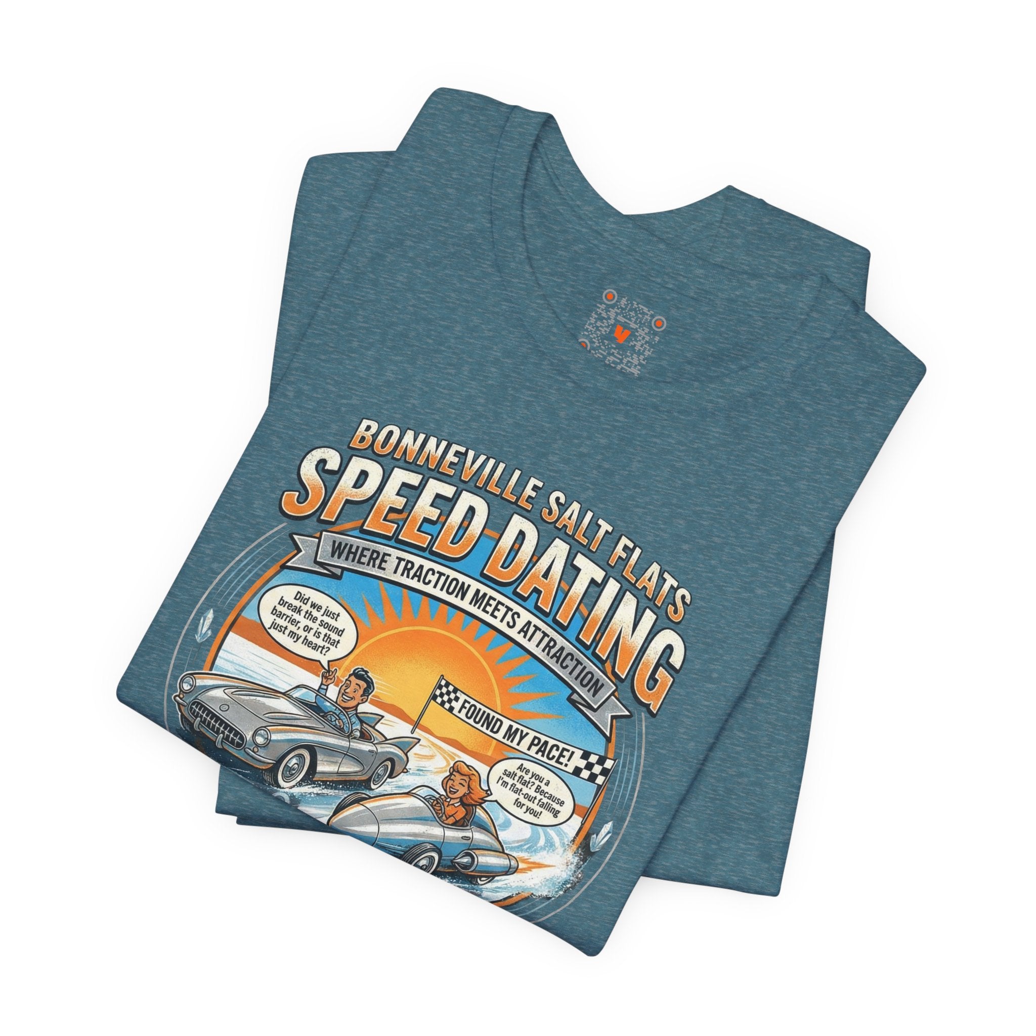 Speed-Dating Classic Car Tee — Bonneville Salt Flats Tee
