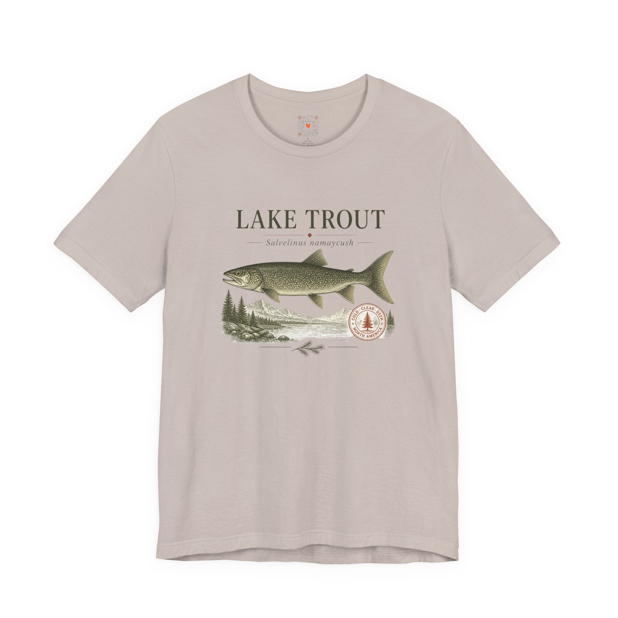 Lake Trout Fishing Tee