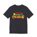 Merry Christmas Tee — Festive Candy Cane & Gift Holiday T-Shirt