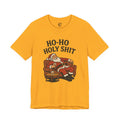 Ho-Ho Holy Shit Santa T-Shirt — Funny Drunk Santa Christmas Tee