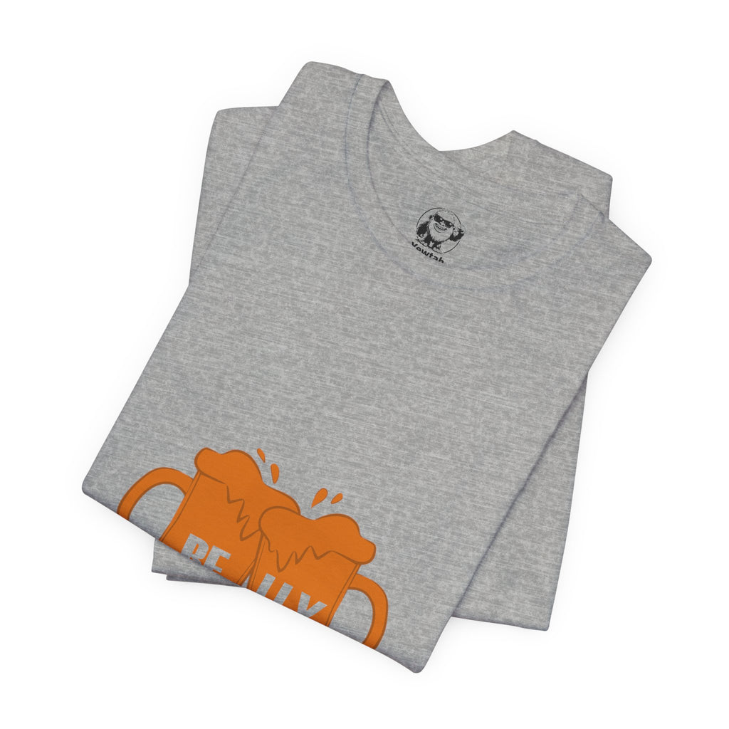 Beer Belly T-Shirt — Orange Clinking Mugs Graphic Tee