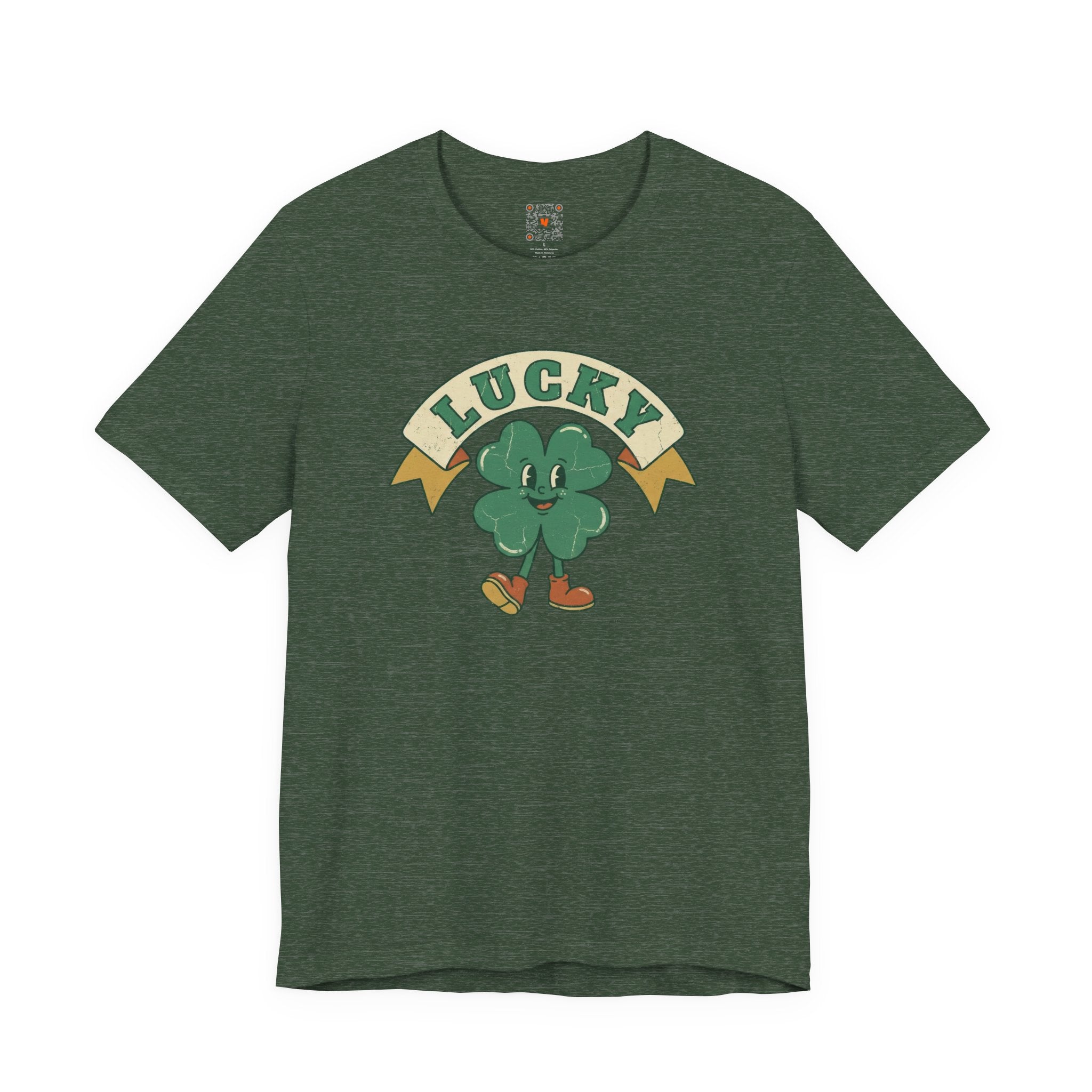 Lucky Shamrock Graphic Tee — Vintage St. Patrick's Day Clover T-Shirt