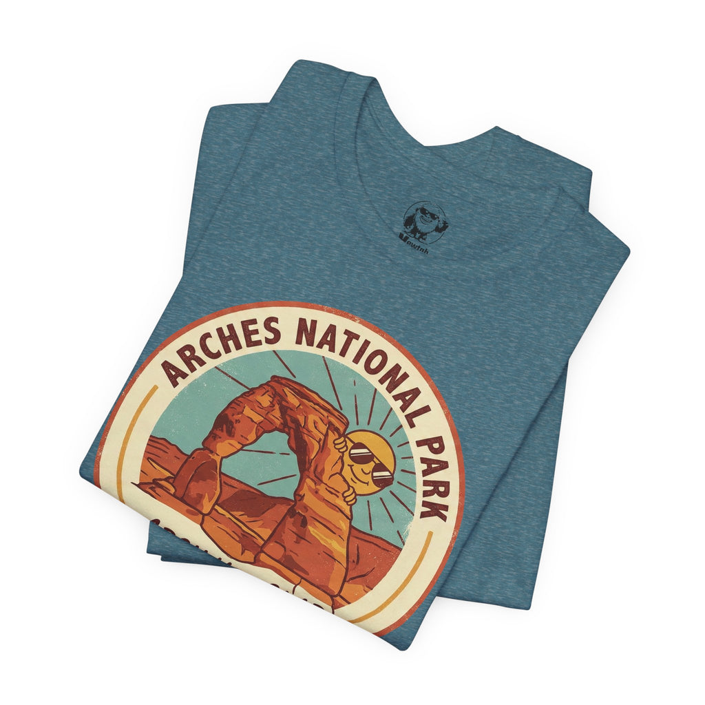 Arches National Park T‑Shirt — "Arch You Glad You Came?" Vintage Travel Tee