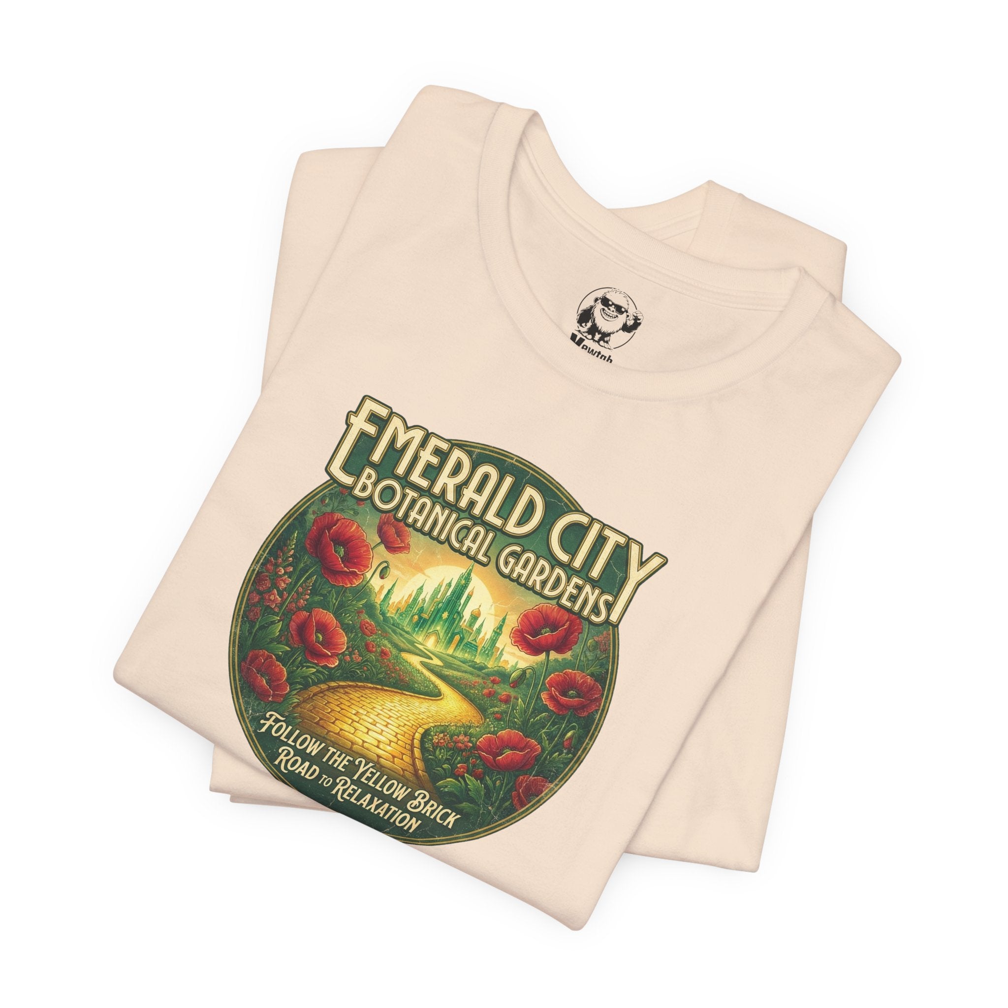 Emerald City Botanical Gardens Tee — Vintage Floral Nature Graphic