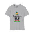 Grandma Elf Christmas T-Shirt — Cute Holiday Family Tee with Elf Hat & Shoes