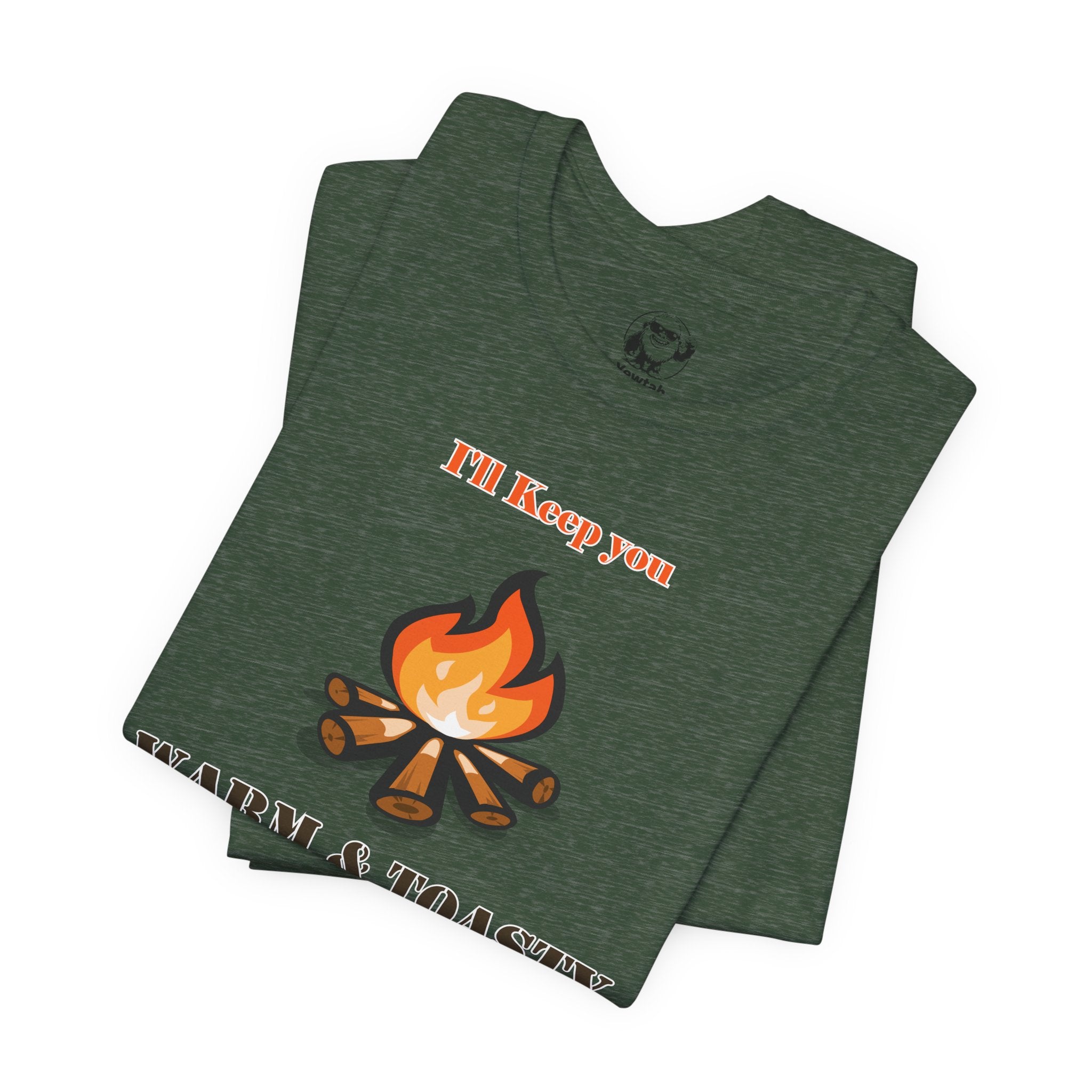 Warm & Toasty Campfire Tee — Cozy Outdoor Camping Shirt