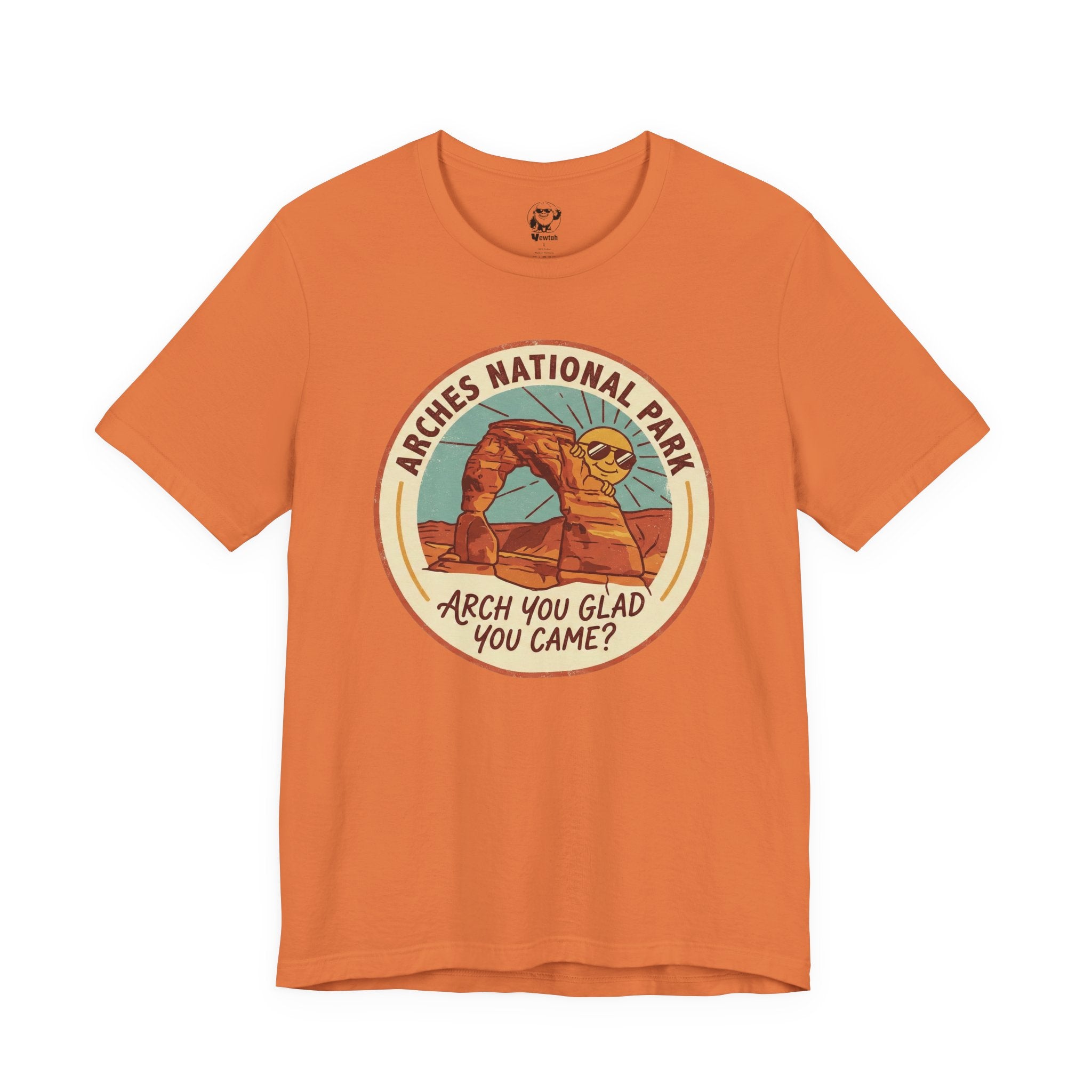 Arches National Park T‑Shirt — "Arch You Glad You Came?" Vintage Travel Tee