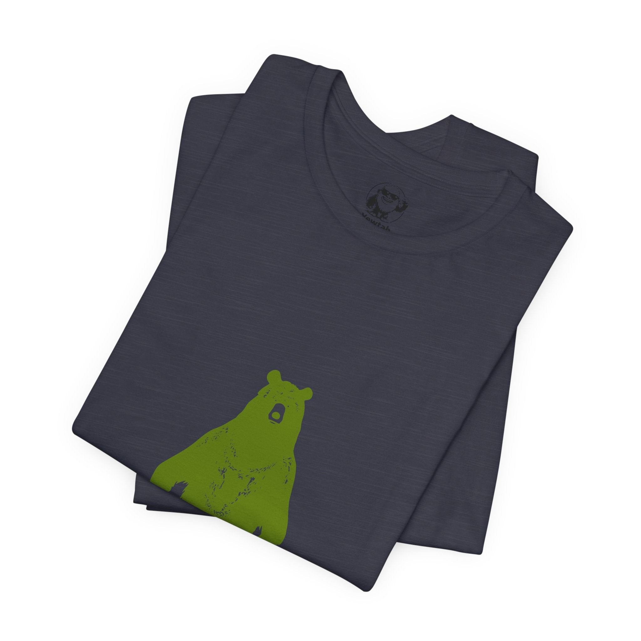 Bear Hug T-Shirt — Cute Green Bear Graphic Tee