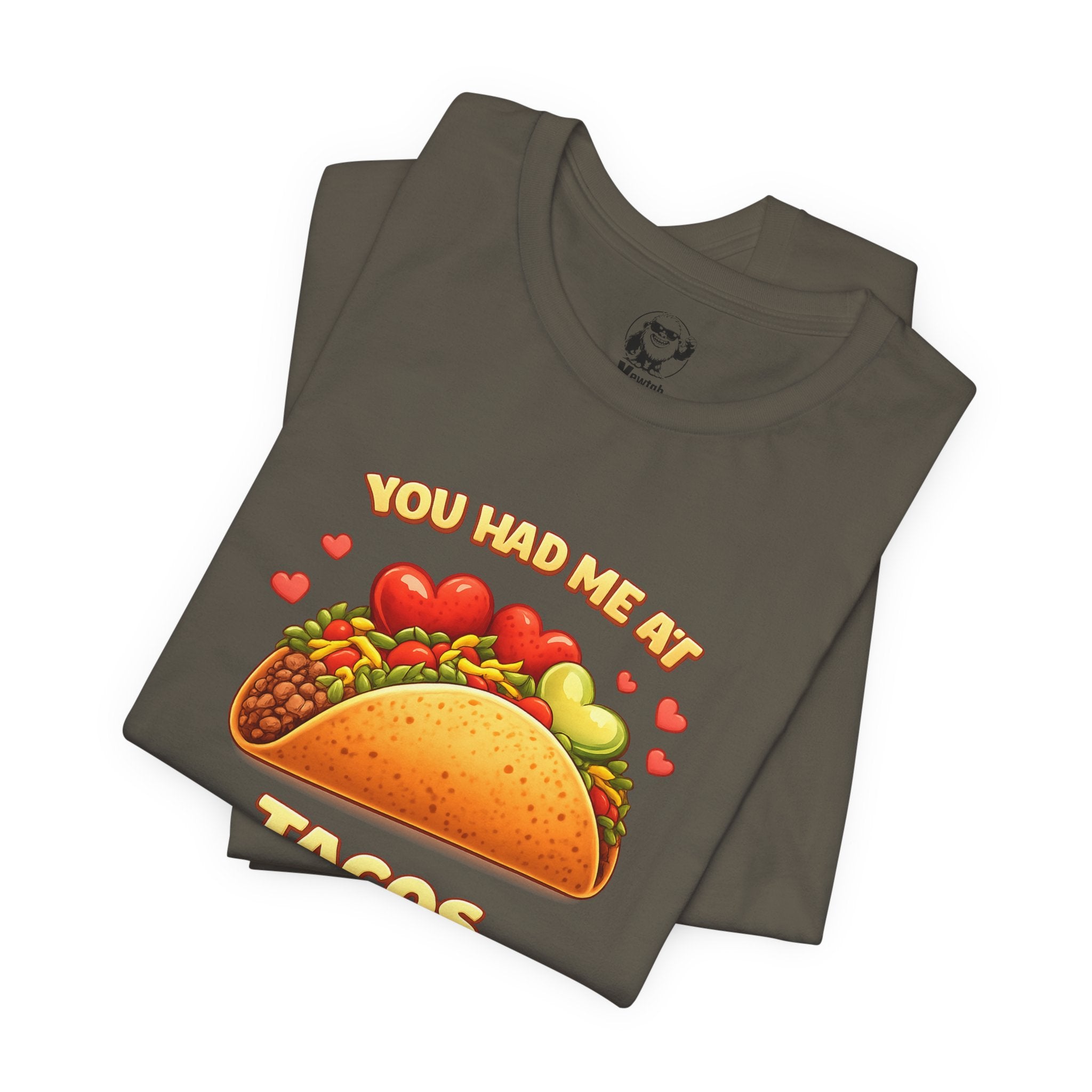 You Had Me At Tacos T-Shirt — Cute Taco Graphic Tee for Taco Lovers
