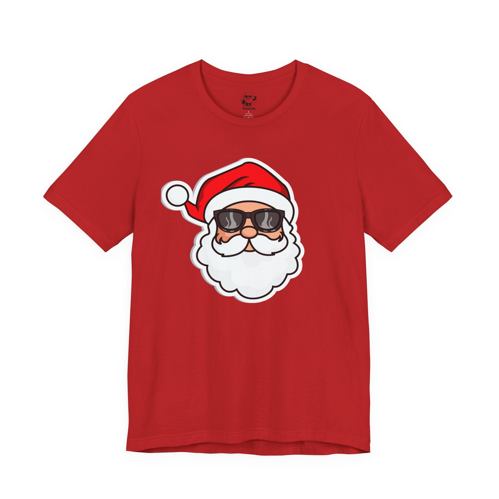 Santa with Sunglasses T‑Shirt — Cool Christmas Santa Tee