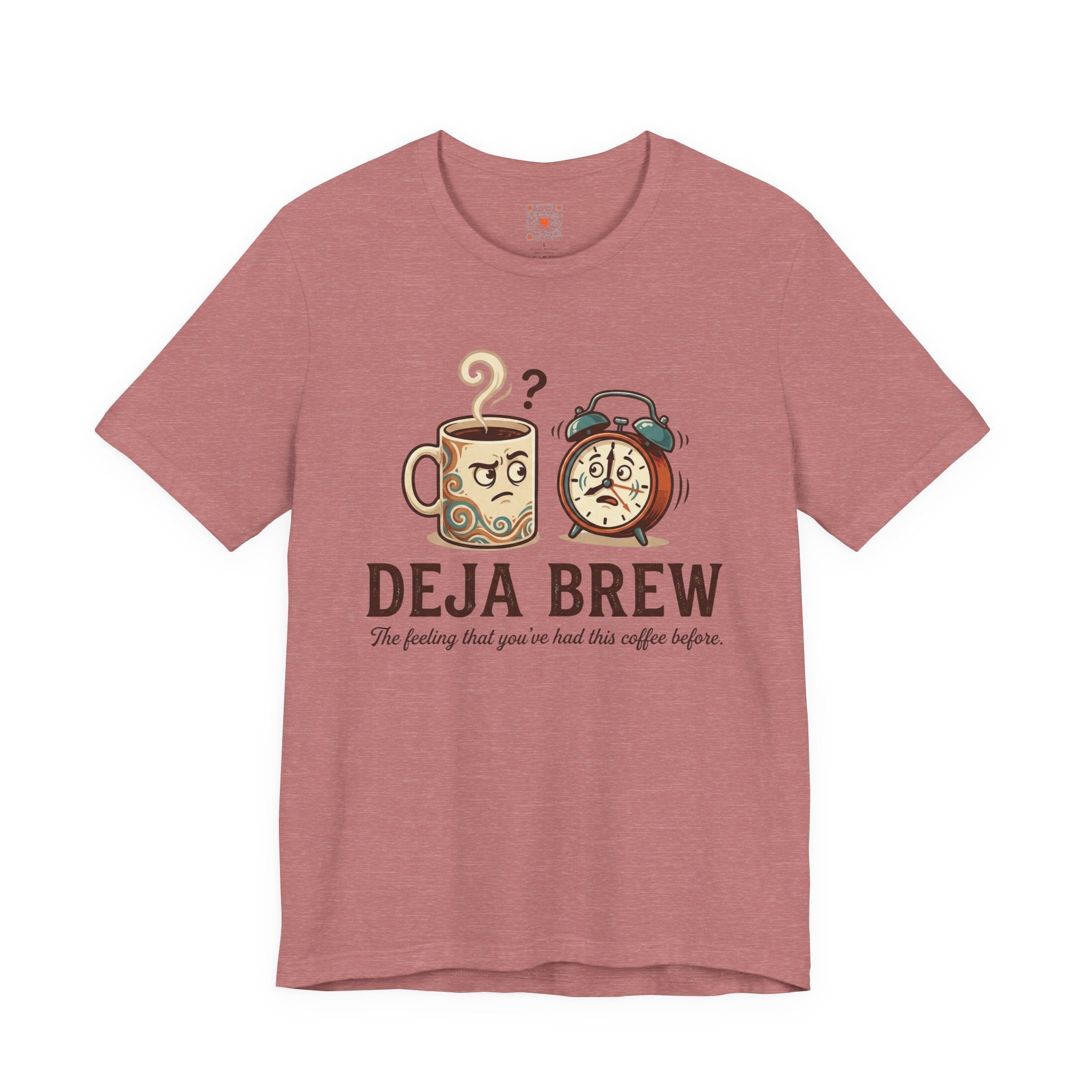 Deja Brew Coffee Cartoon Tee
