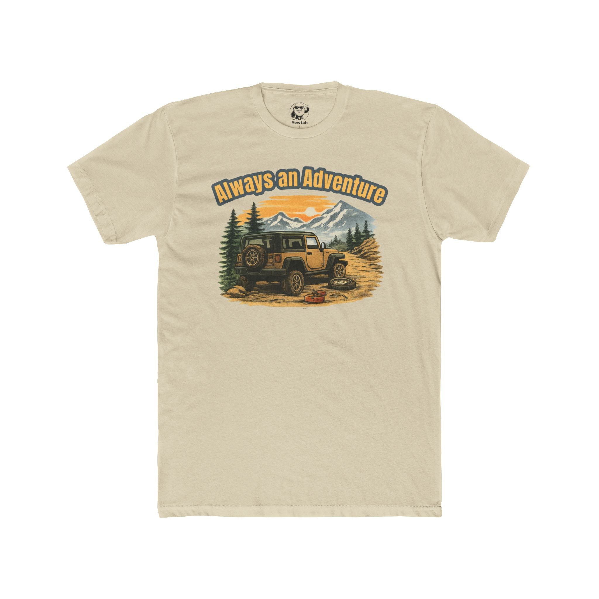 Adventure Jeep T‑Shirt — "Always an Adventure" Outdoor Camping Tee