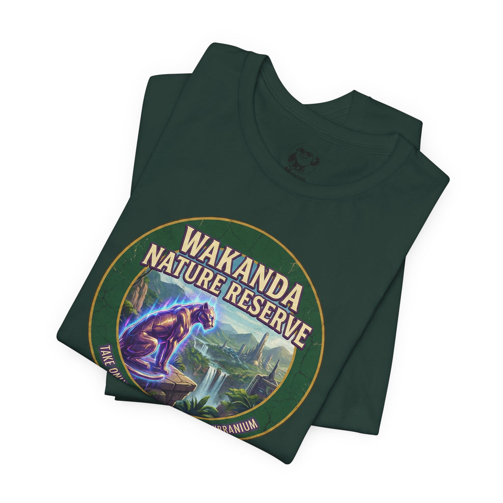 Wakanda Nature Reserve Tee — Vintage Black Panther Wildlife Graphic T-Shirt