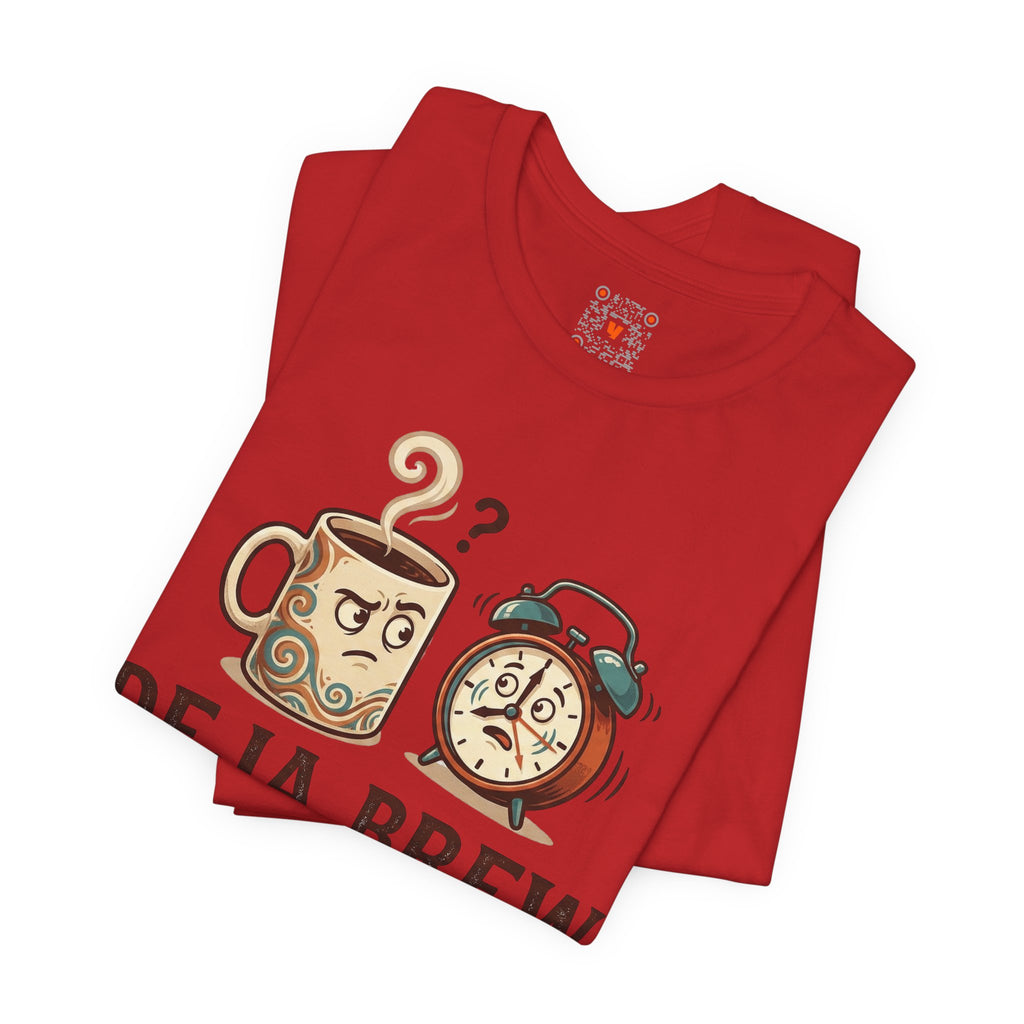 Deja Brew Coffee Cartoon Tee