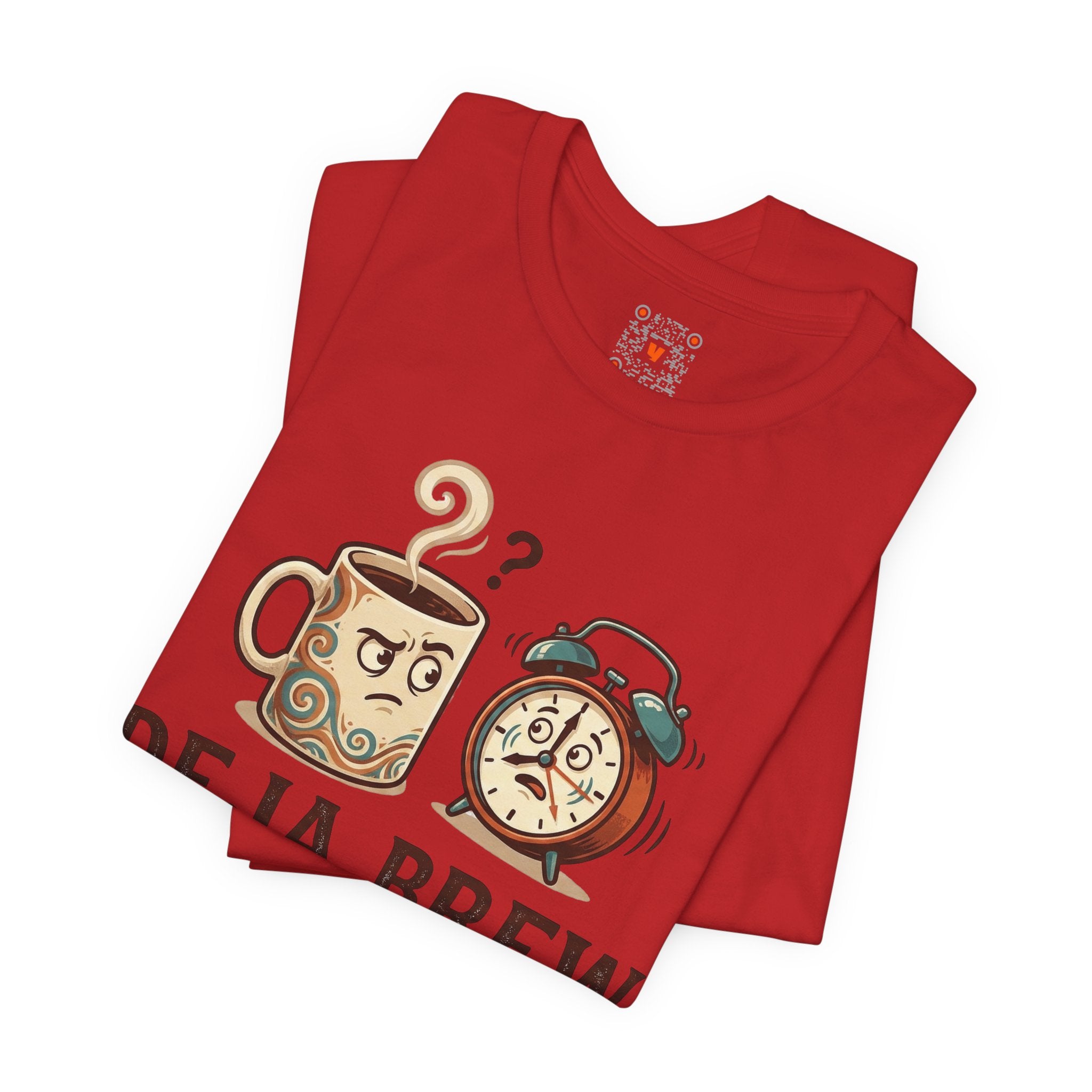 Deja Brew Coffee Cartoon Tee