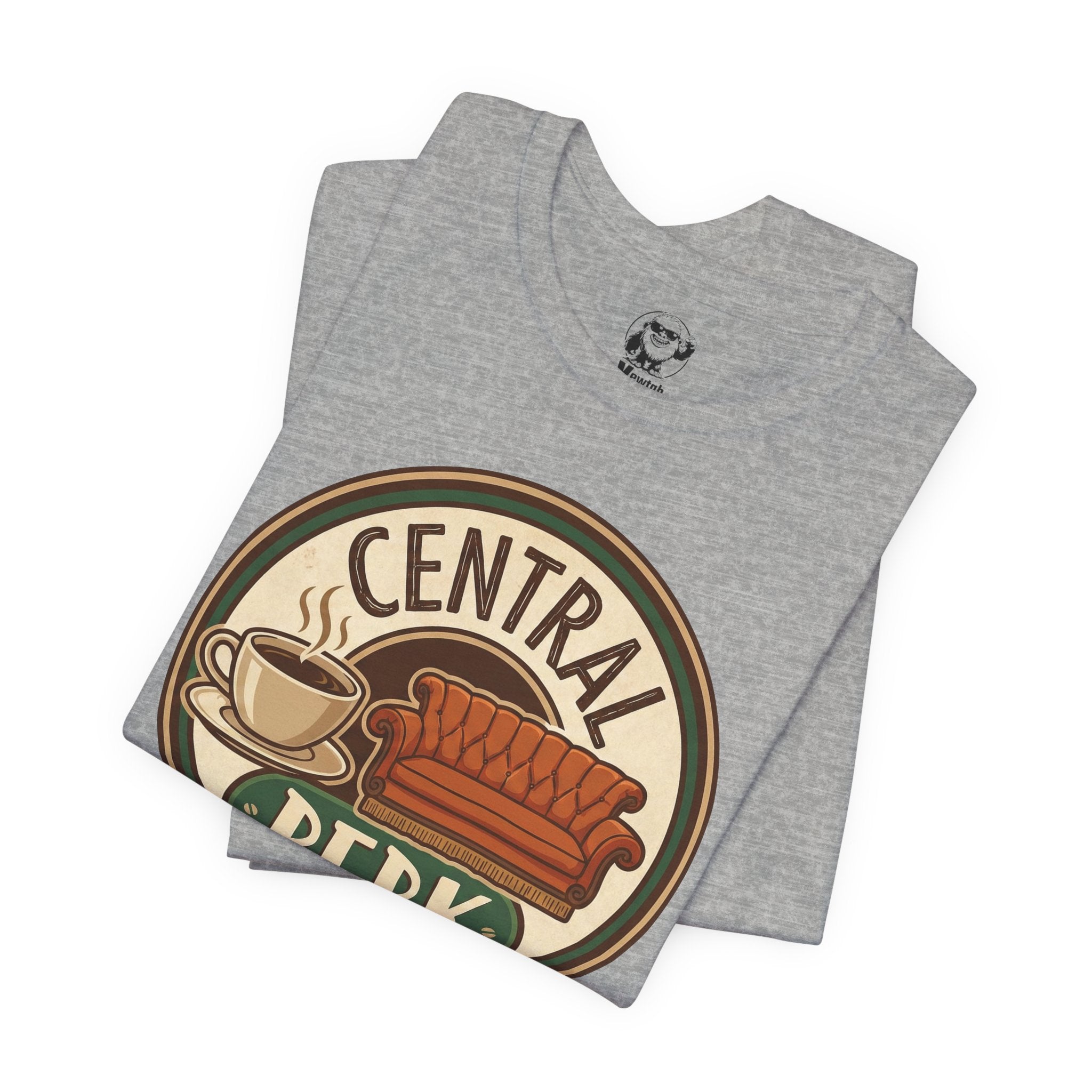 Central Perk Logo T-Shirt — Vintage Coffee Shop Retro Tee