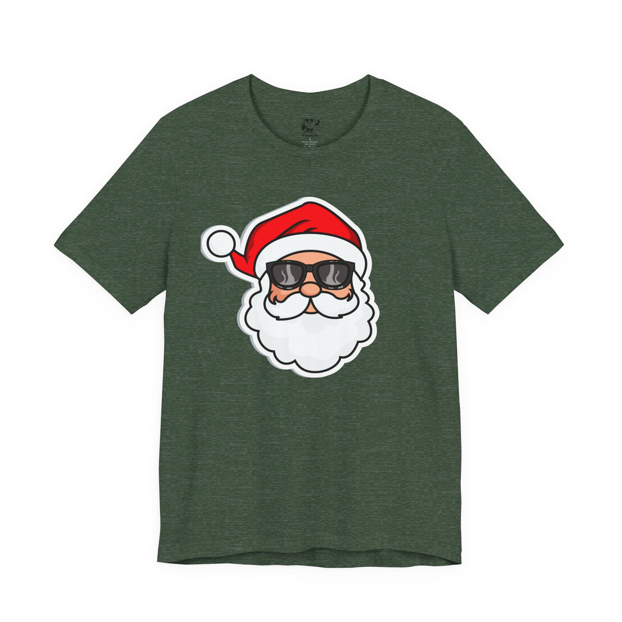 Santa with Sunglasses T‑Shirt — Cool Christmas Santa Tee
