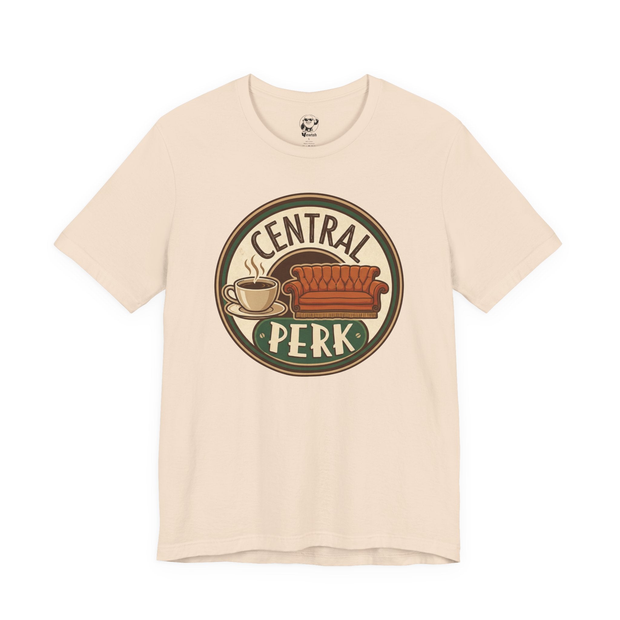 Central Perk Logo T-Shirt — Vintage Coffee Shop Retro Tee