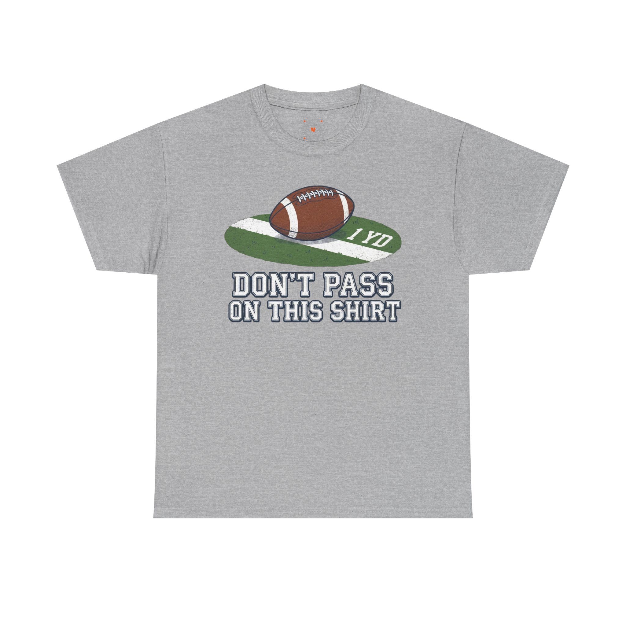 Football Graphic Tee — "Don't Pass On This Shirt"