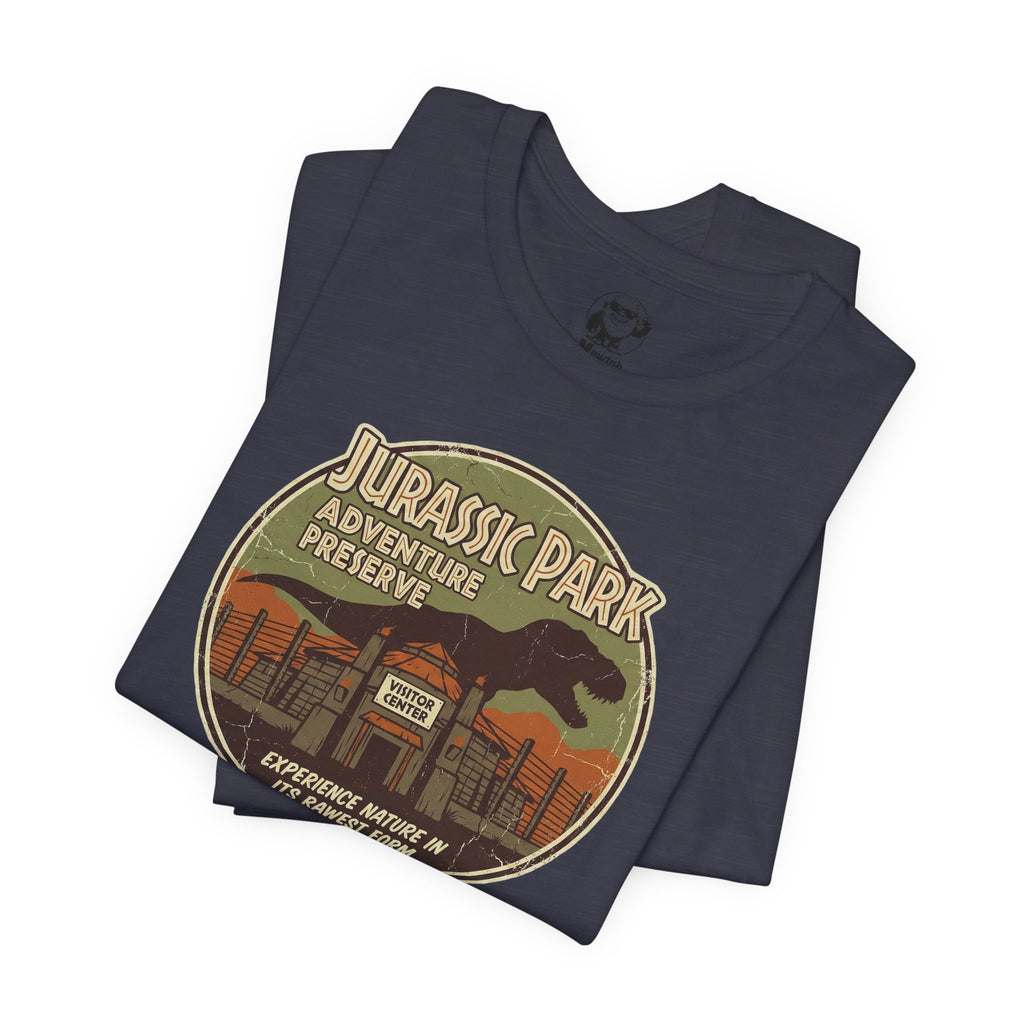 Jurassic Park Adventure Preserve Retro Graphic Tee