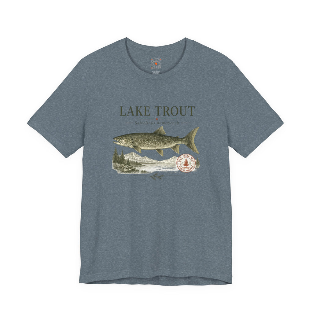 Lake Trout Fishing Tee