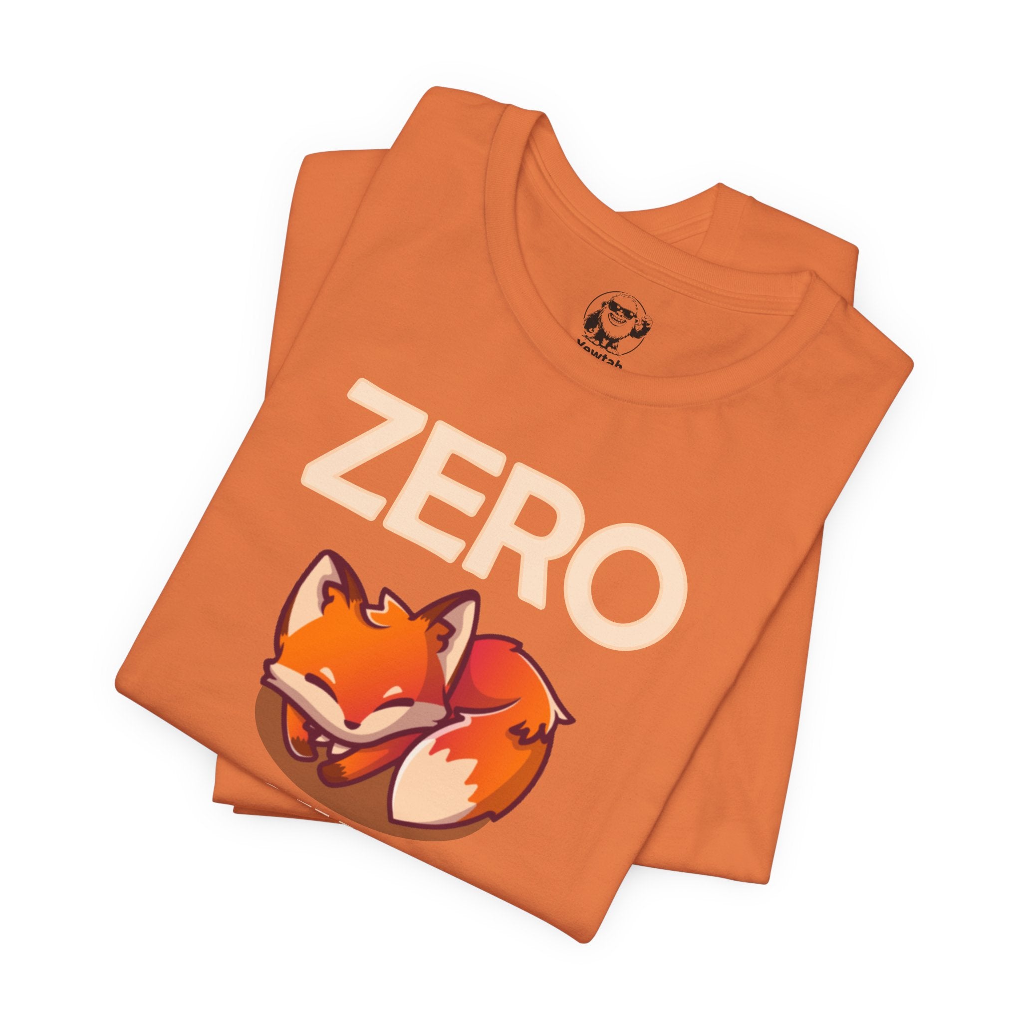 Zero Fox Given T-Shirt — Funny Fox Graphic Tee for Casual Wear & Gifts