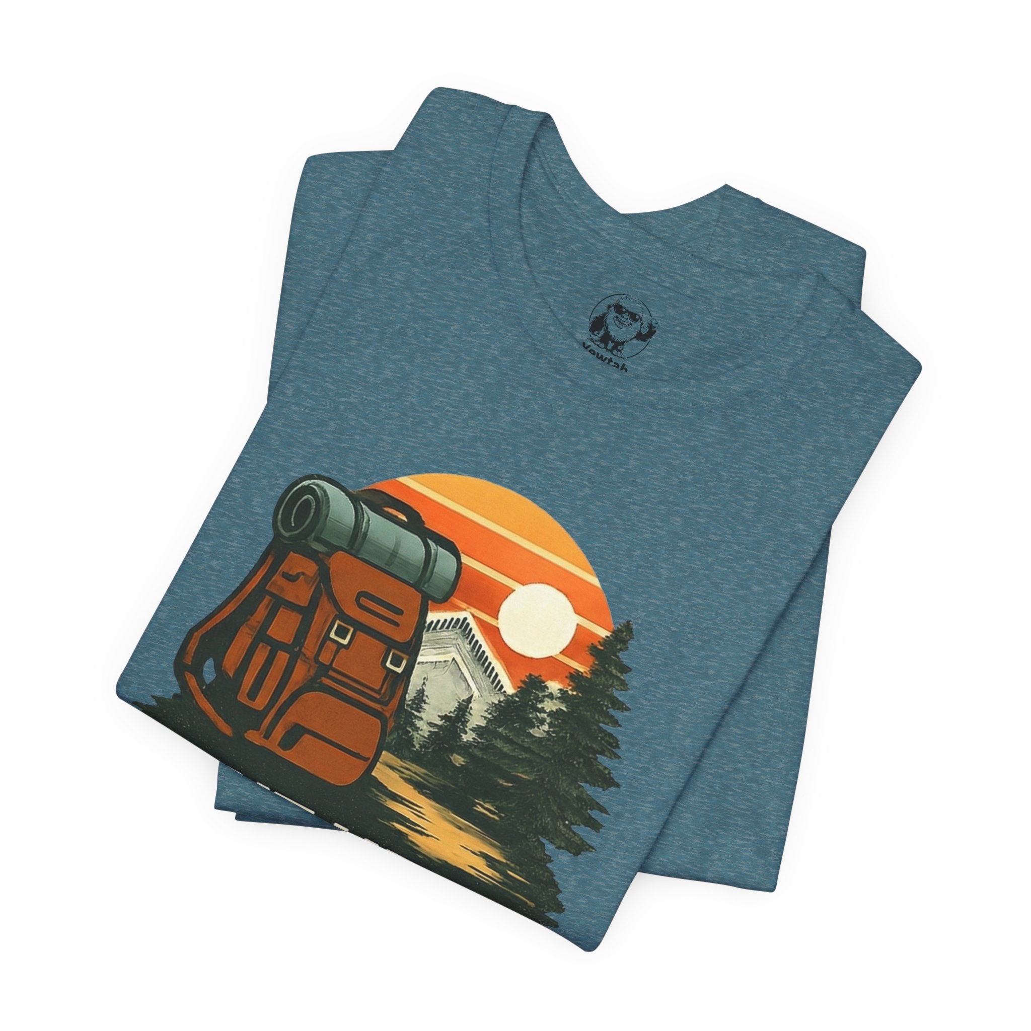 Out Here Avoiding My Responsibilities - Backpack Sunset Outdoor Tee